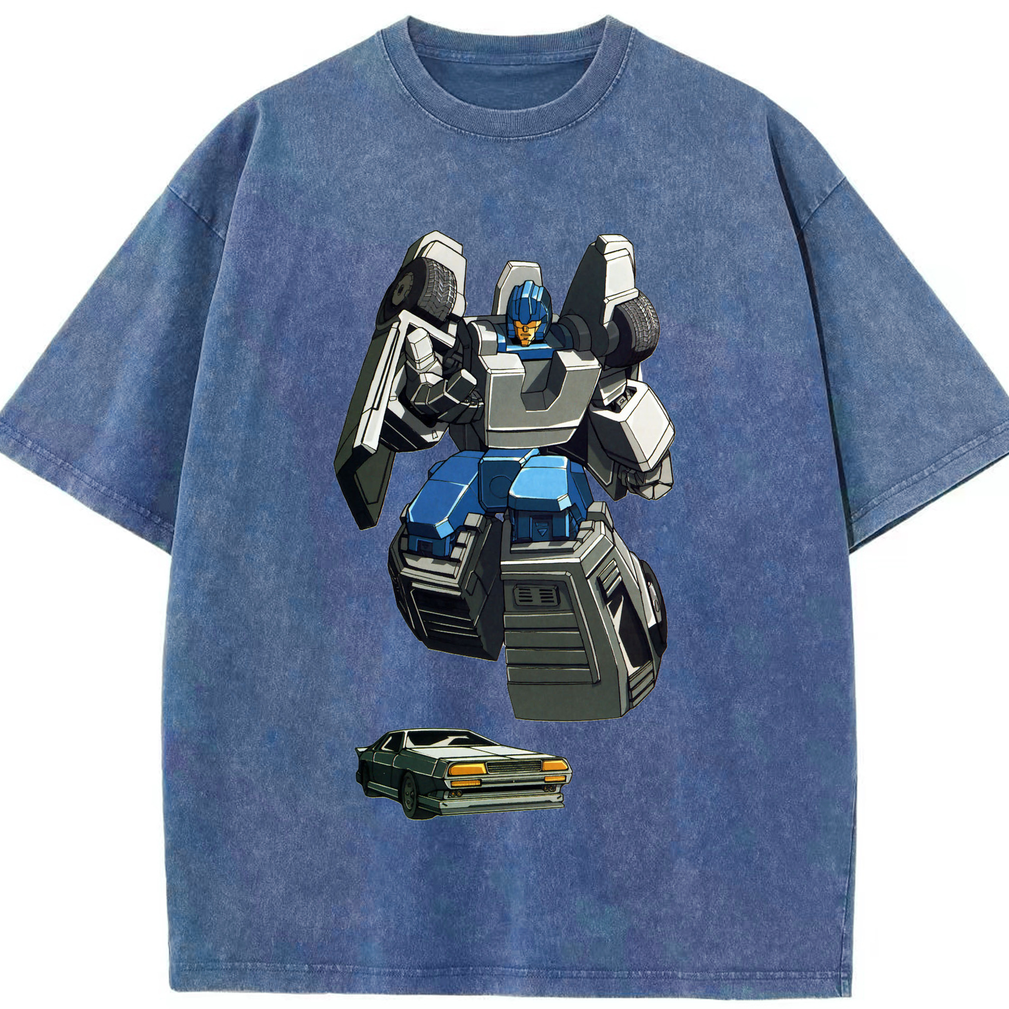 （画像用）  綿100% ヴィンテージ風 半袖Tシャツ（フロントプリント）