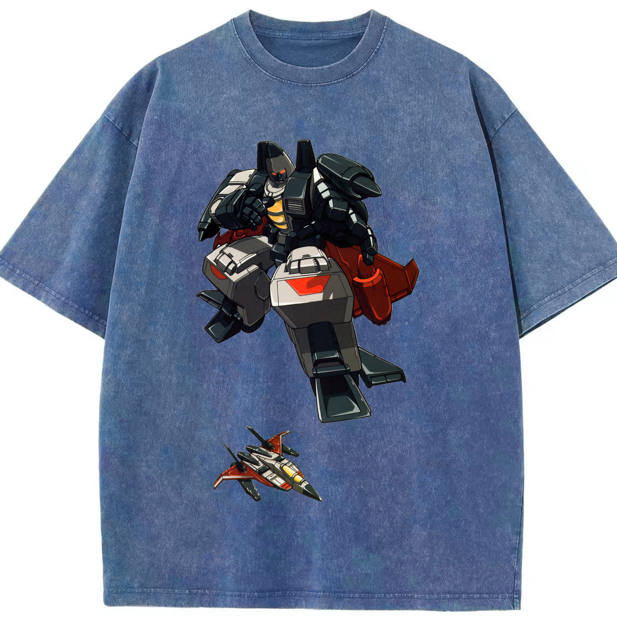 （画像用）  綿100% ヴィンテージ風 半袖Tシャツ（フロントプリント）