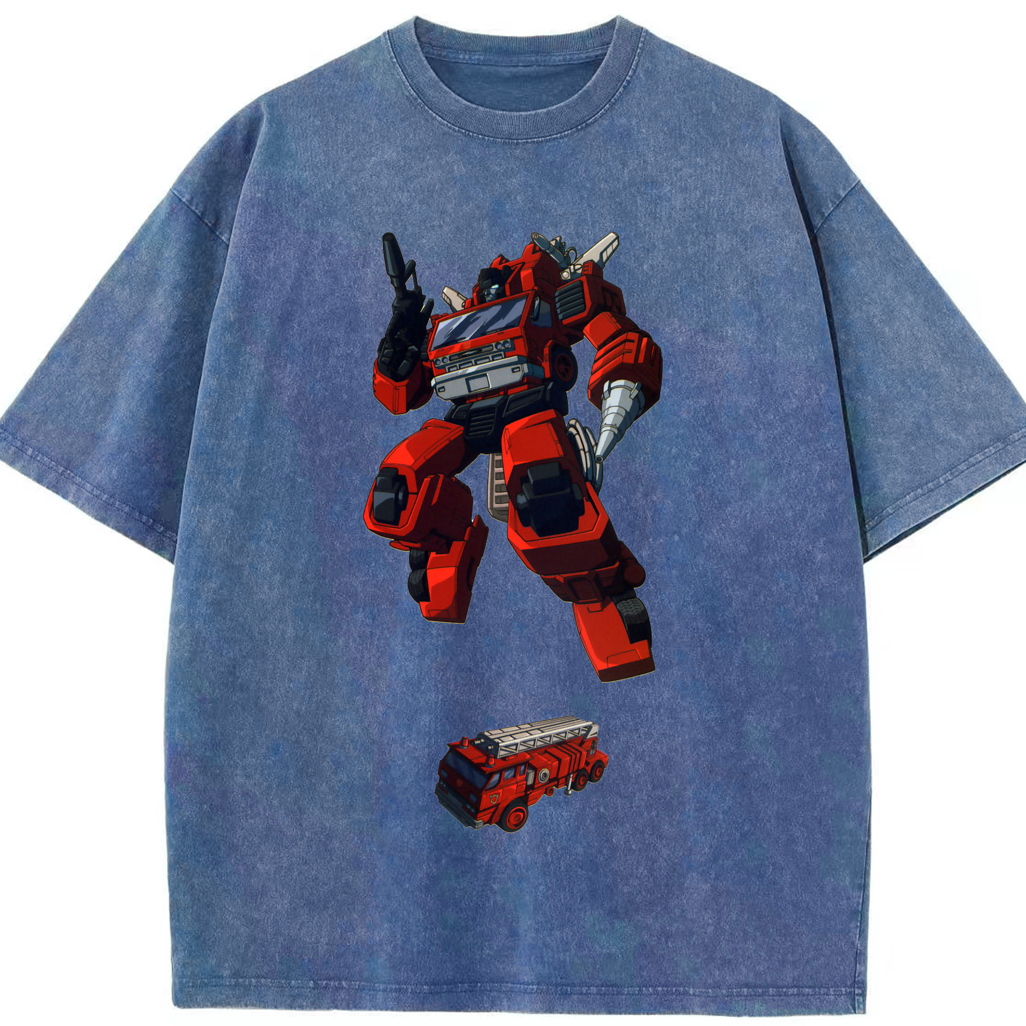（画像用）  綿100% ヴィンテージ風 半袖Tシャツ（フロントプリント）