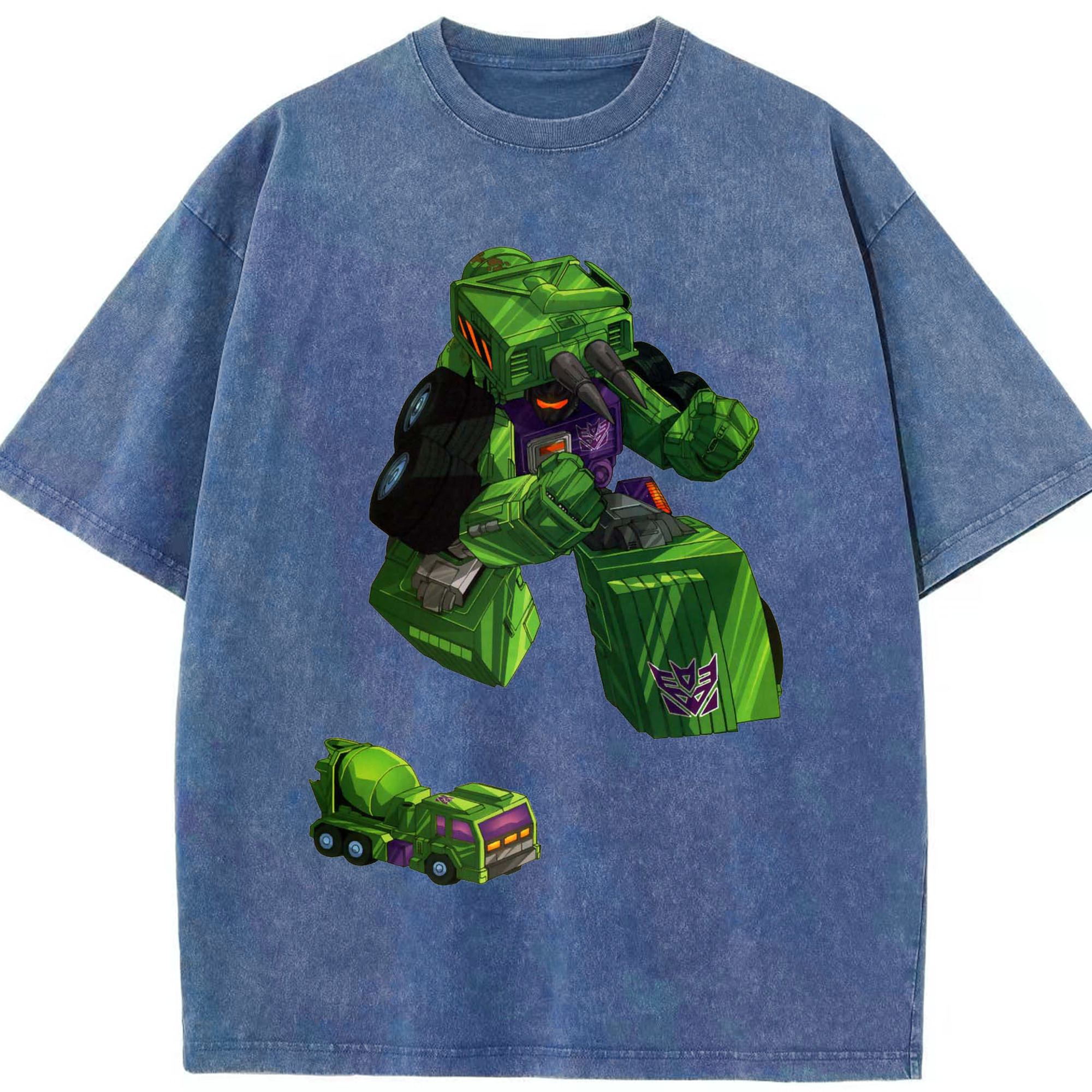 （画像用）  綿100% ヴィンテージ風 半袖Tシャツ（フロントプリント）