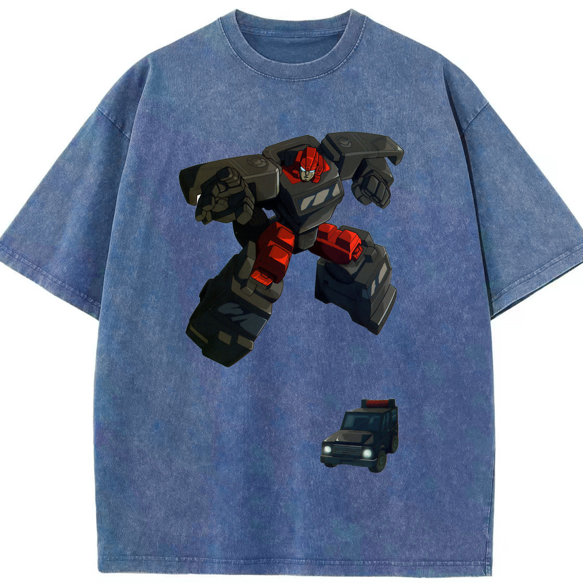 （画像用）  綿100% ヴィンテージ風 半袖Tシャツ（フロントプリント）