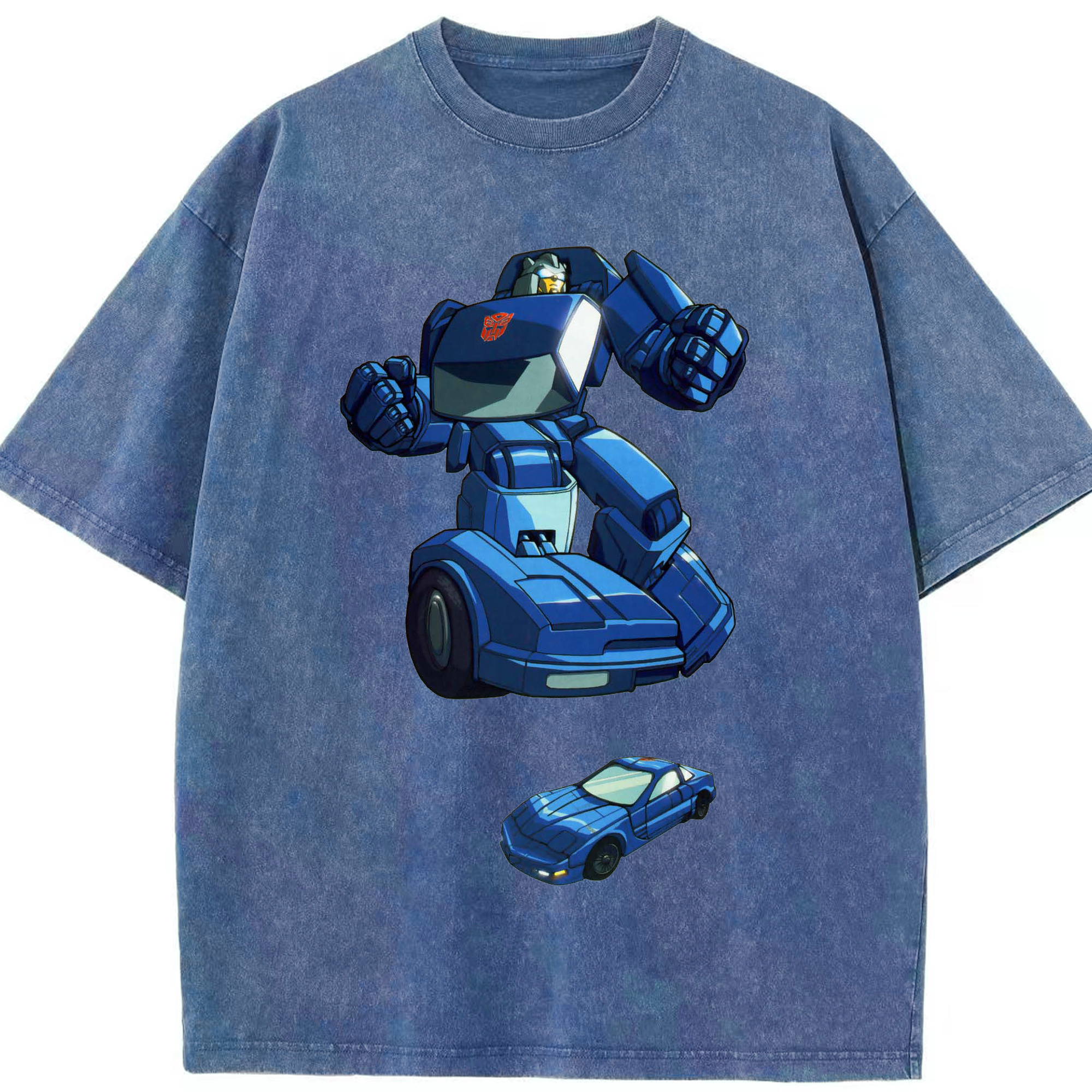 （画像用）  綿100% ヴィンテージ風 半袖Tシャツ（フロントプリント）