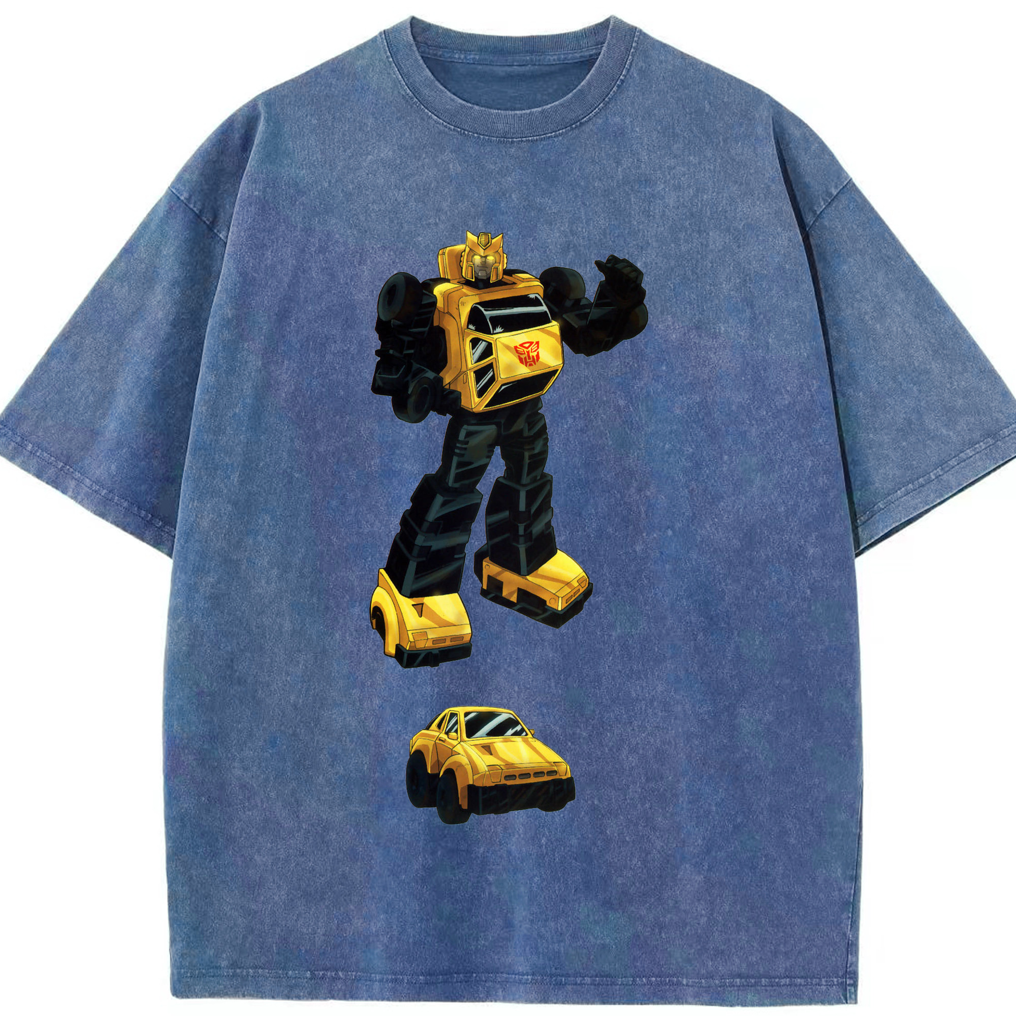 （画像用）  綿100% ヴィンテージ風 半袖Tシャツ（フロントプリント）