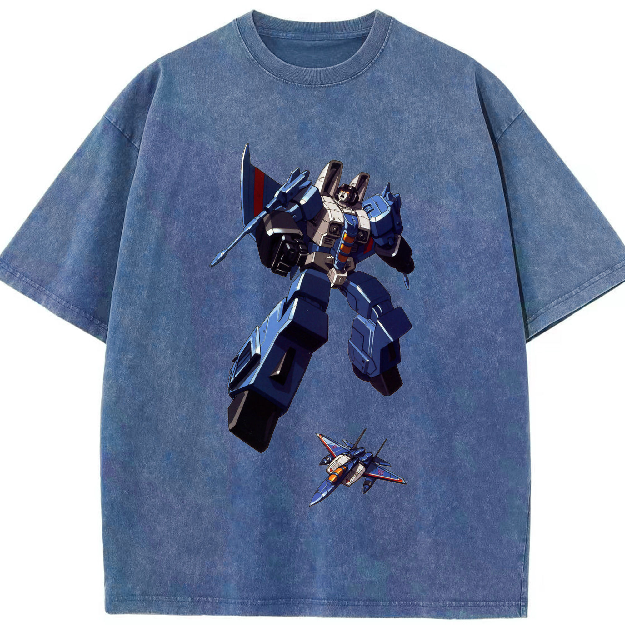 （画像用）  綿100% ヴィンテージ風 半袖Tシャツ（フロントプリント）