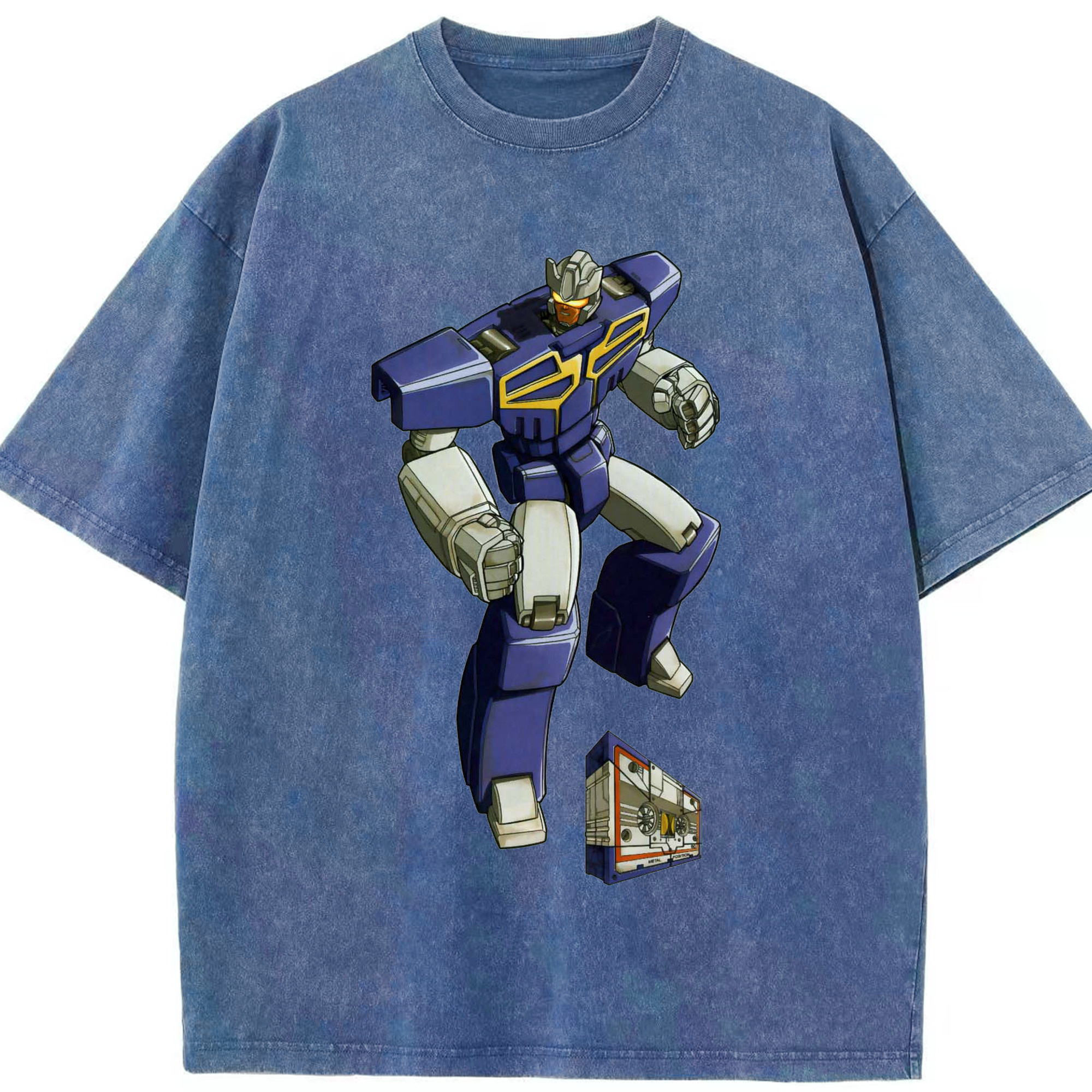 （画像用）  綿100% ヴィンテージ風 半袖Tシャツ（フロントプリント）