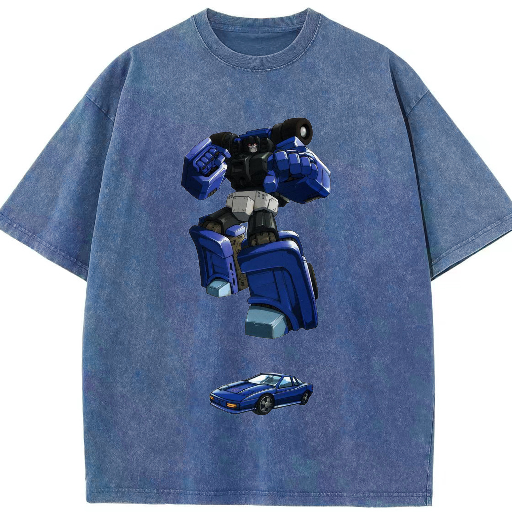 （画像用）  綿100% ヴィンテージ風 半袖Tシャツ（フロントプリント）