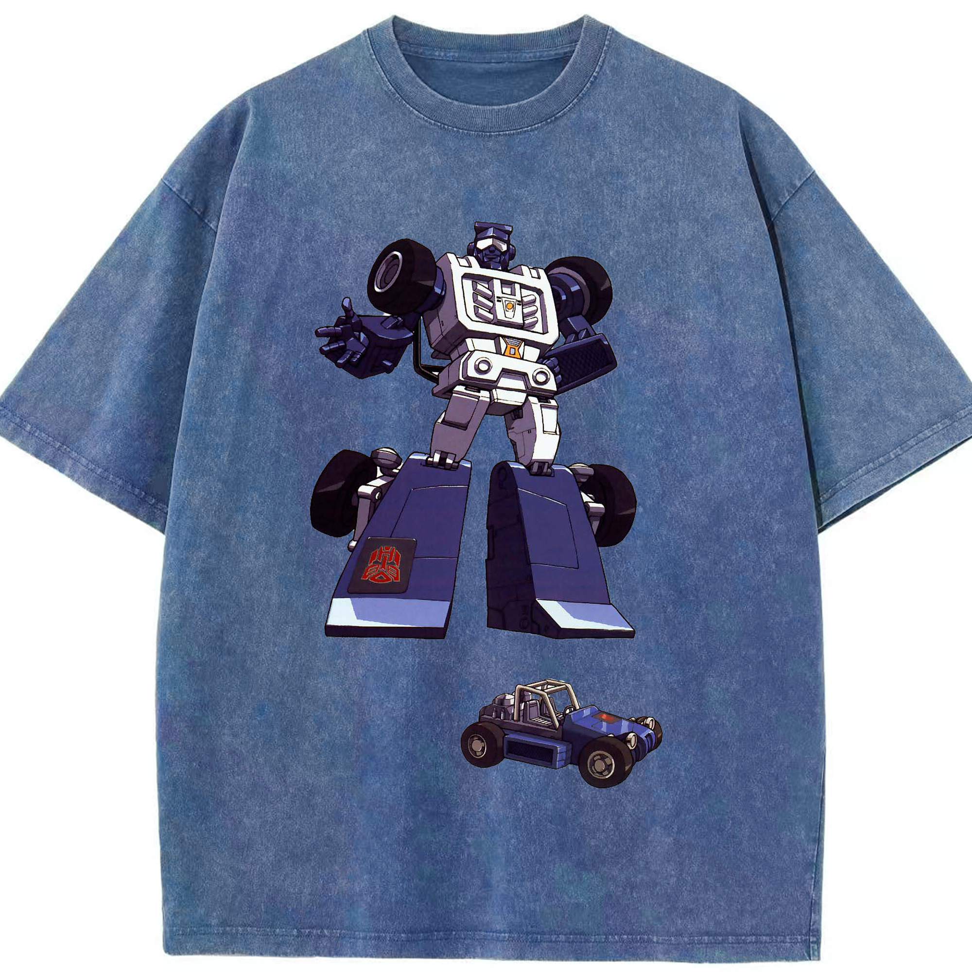 （画像用）  綿100% ヴィンテージ風 半袖Tシャツ（フロントプリント）