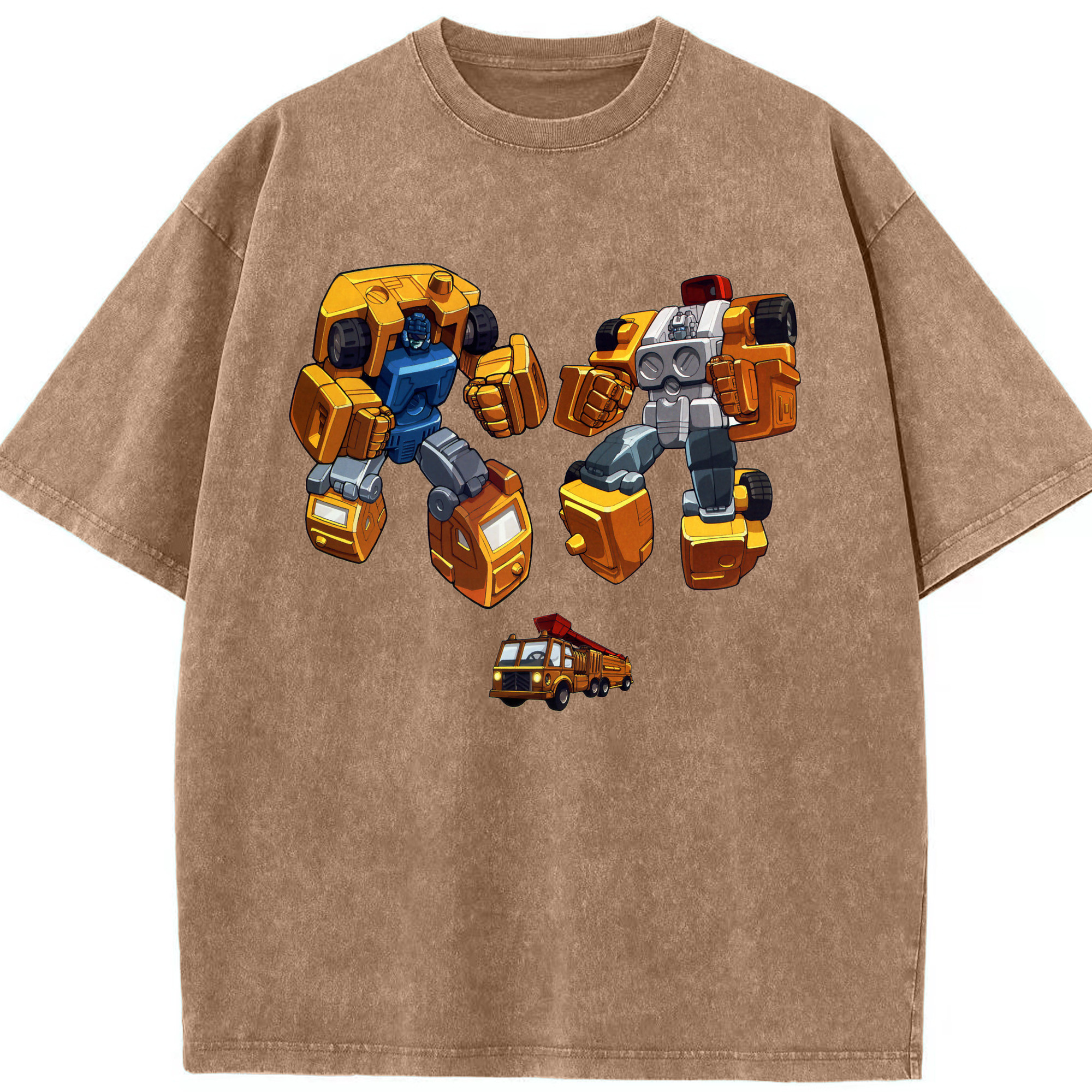 （画像用）  綿100% ヴィンテージ風 半袖Tシャツ（フロントプリント）