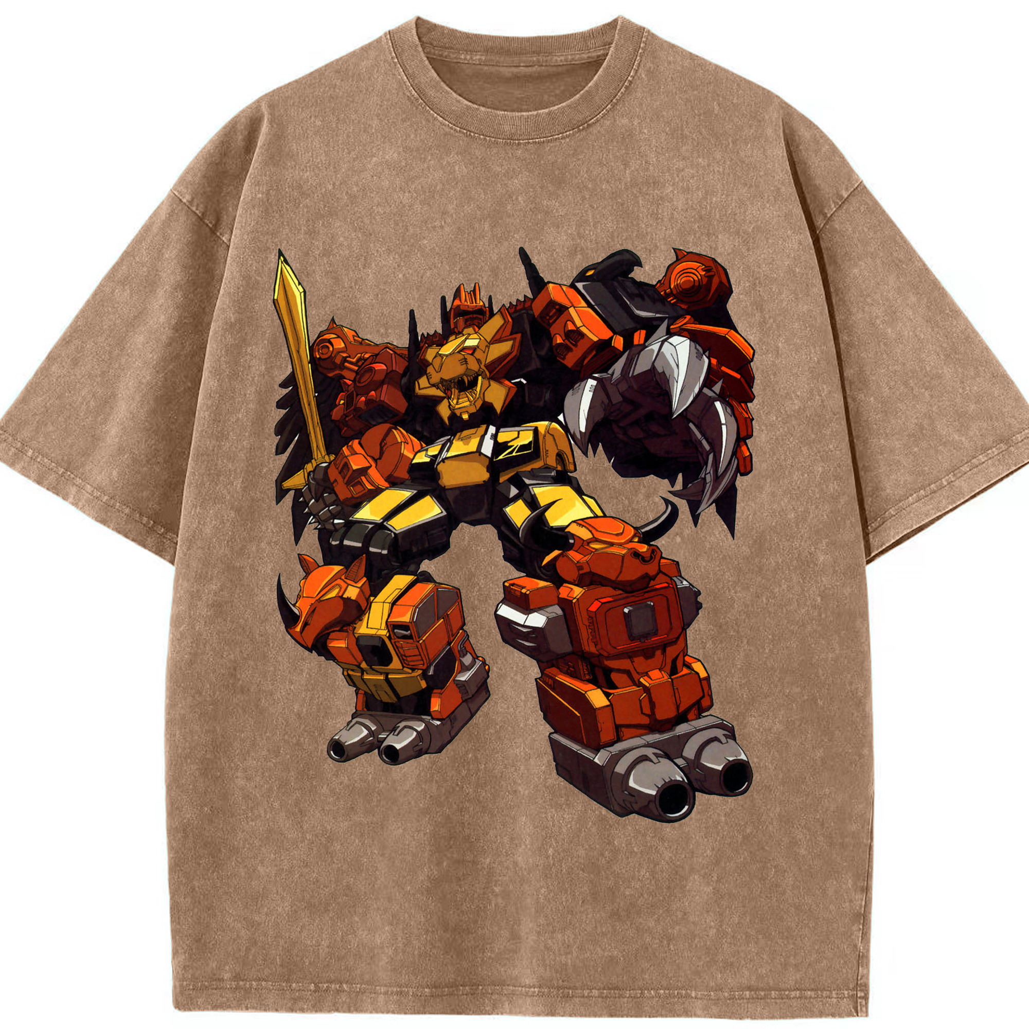 （画像用）  綿100% ヴィンテージ風 半袖Tシャツ（フロントプリント）