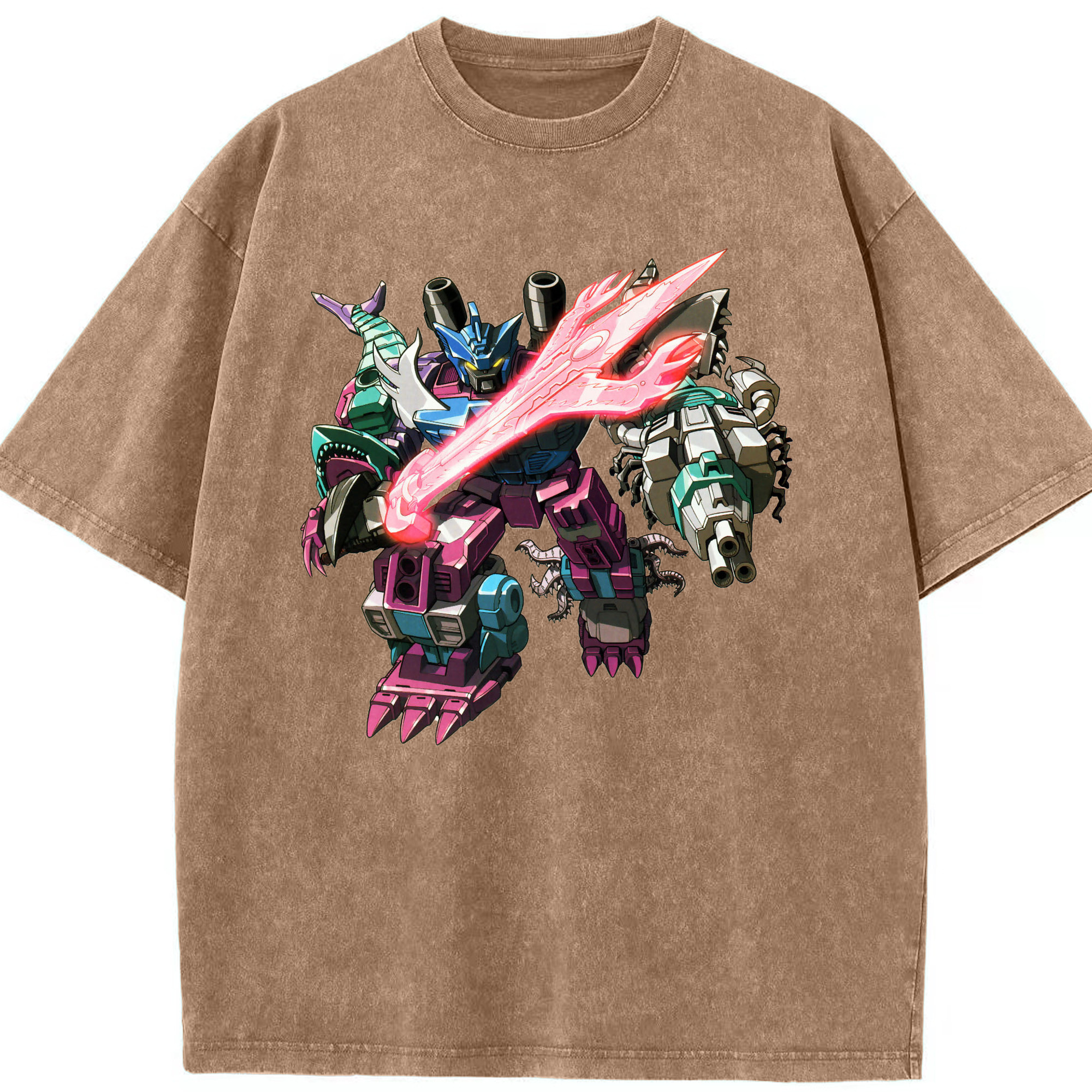 （画像用）  綿100% ヴィンテージ風 半袖Tシャツ（フロントプリント）