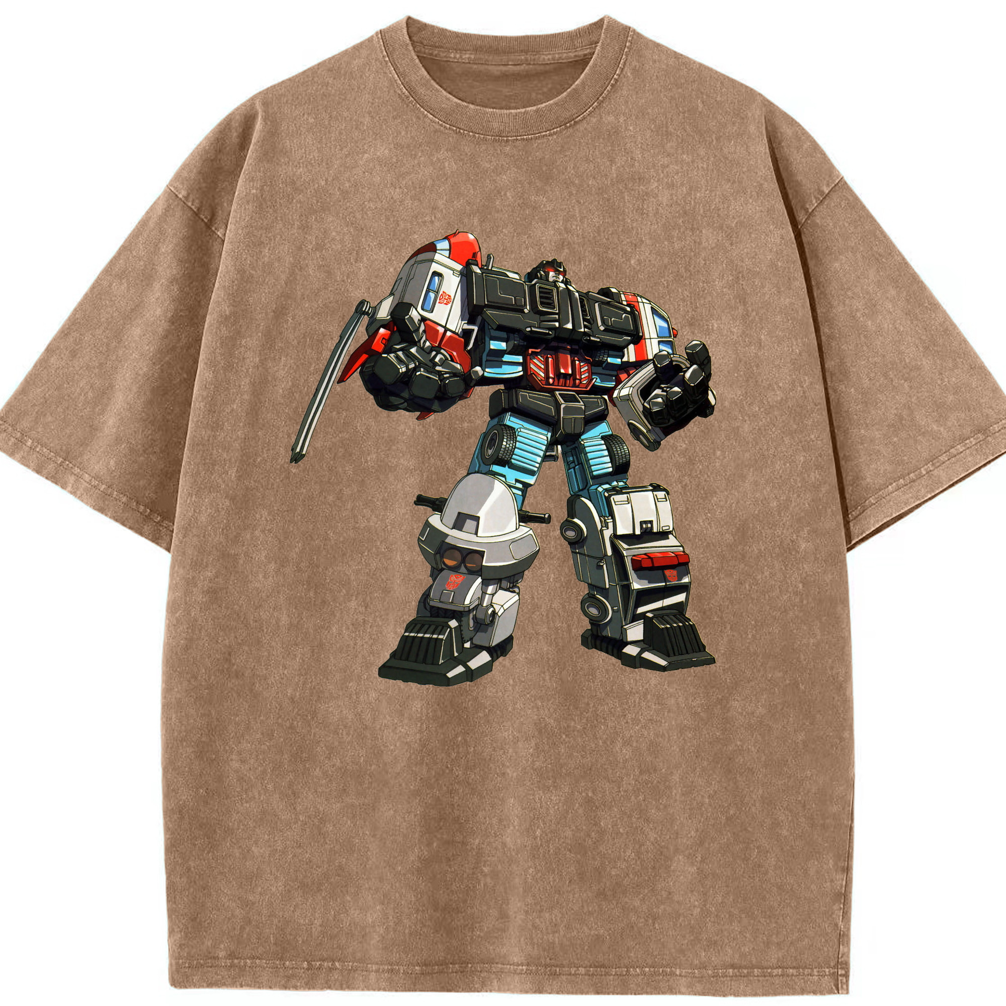 （画像用）  綿100% ヴィンテージ風 半袖Tシャツ（フロントプリント）
