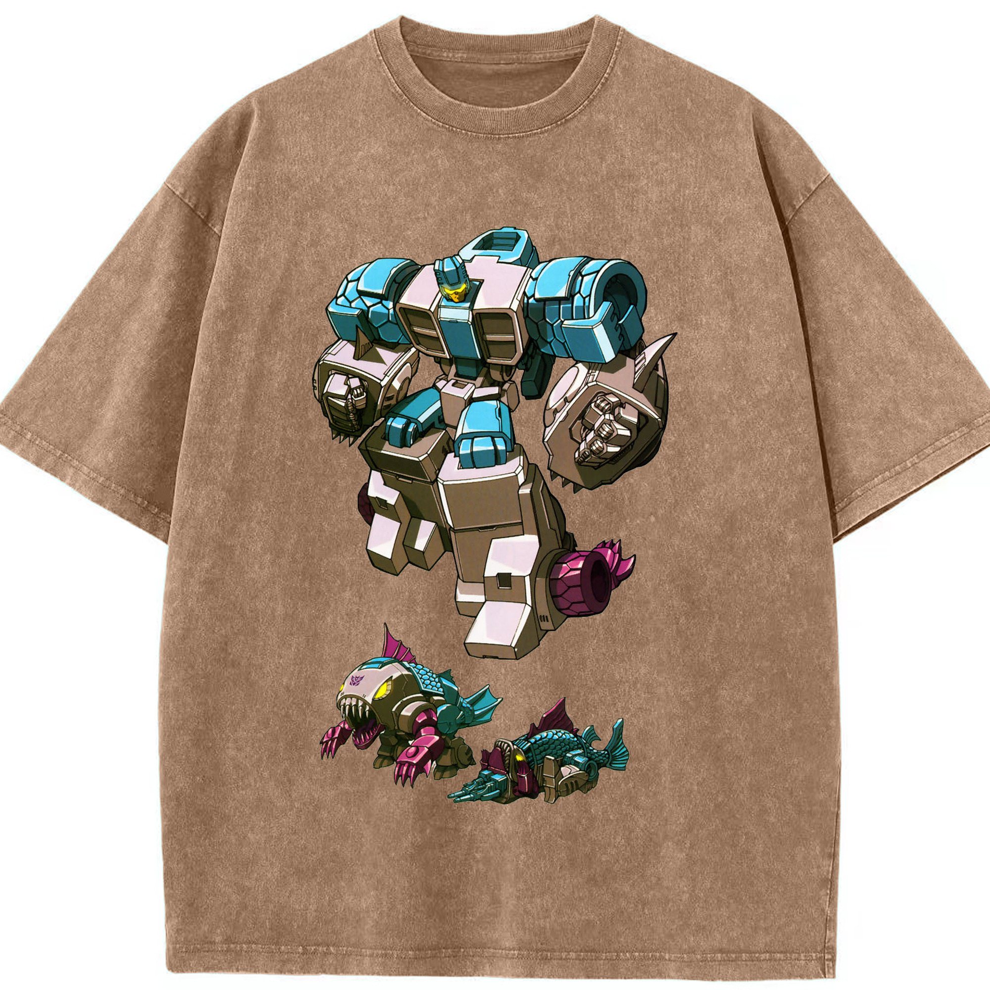 （画像用）  綿100% ヴィンテージ風 半袖Tシャツ（フロントプリント）