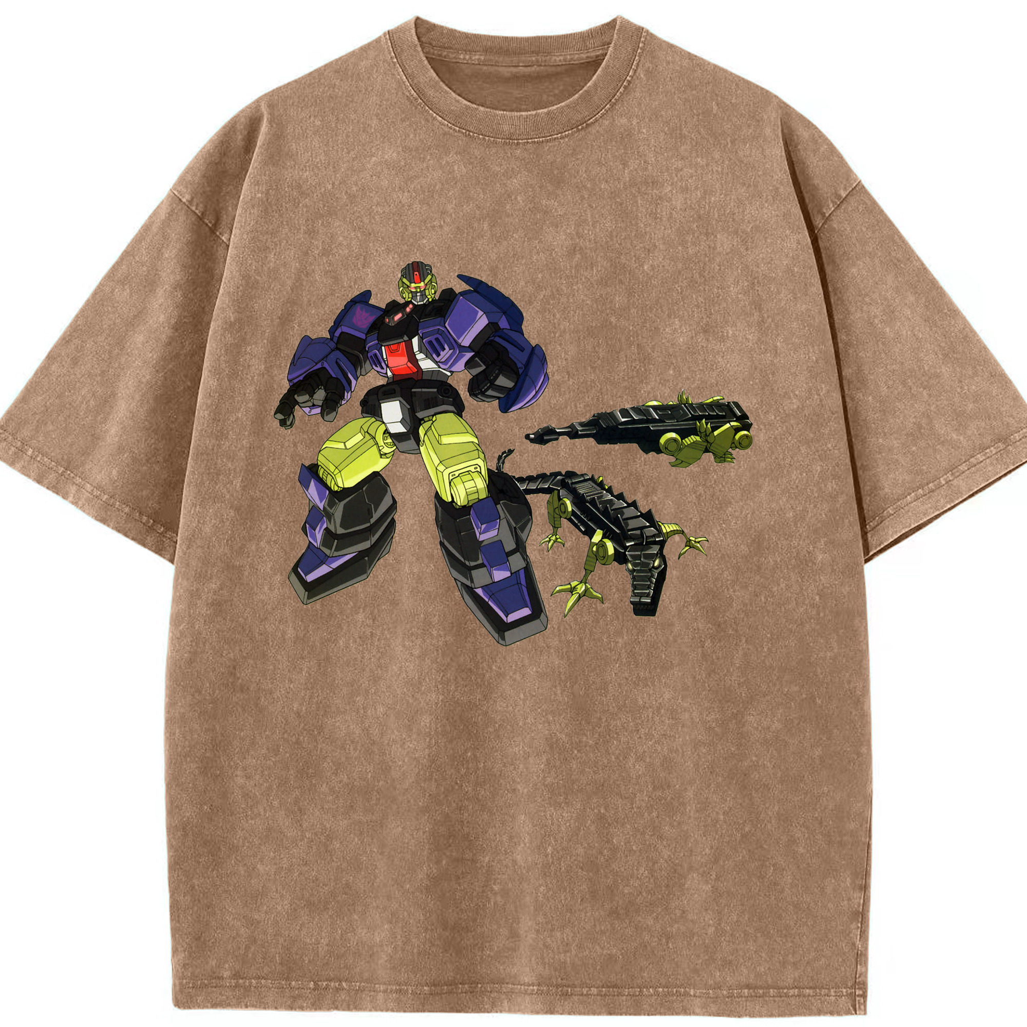 （画像用）  綿100% ヴィンテージ風 半袖Tシャツ（フロントプリント）
