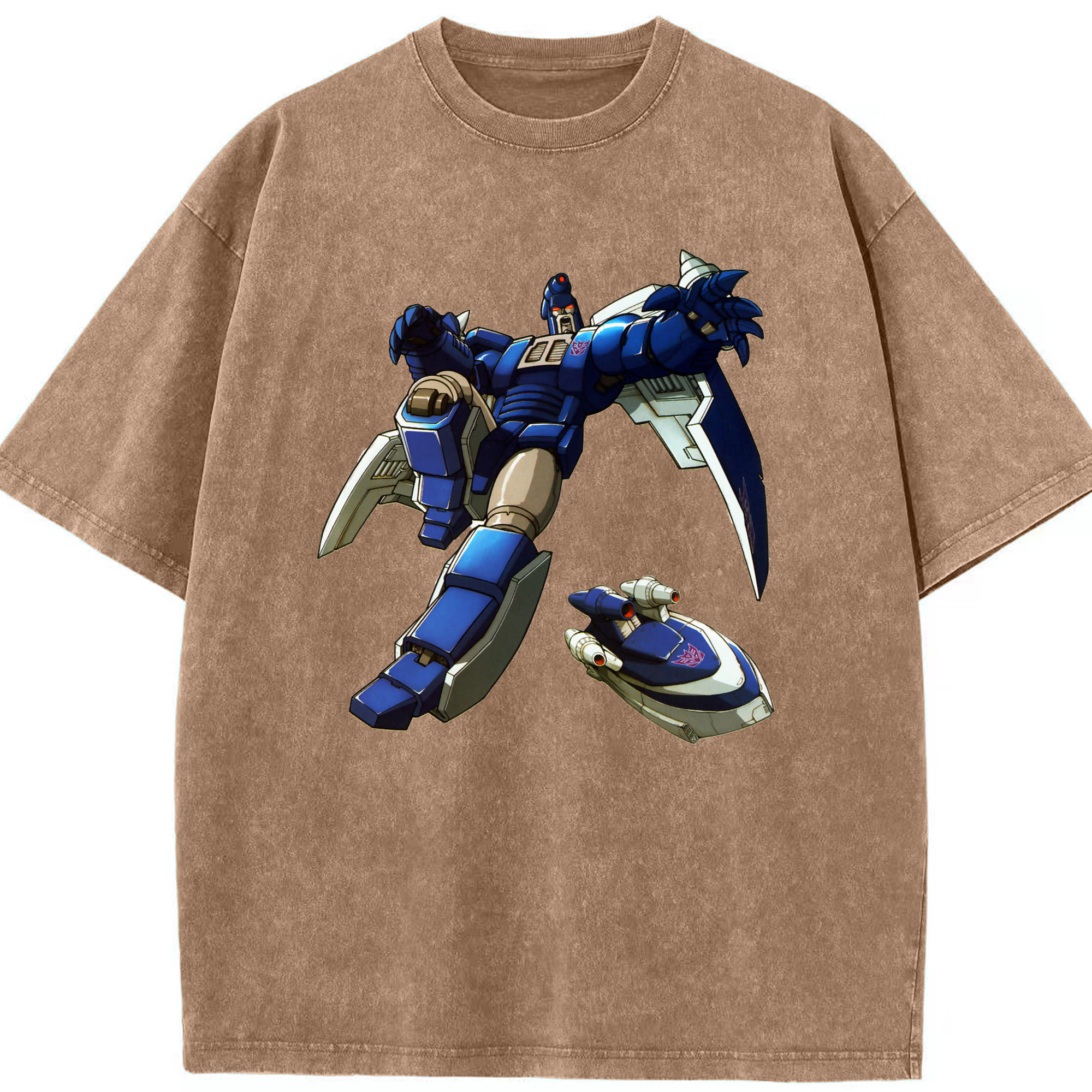 （画像用）  綿100% ヴィンテージ風 半袖Tシャツ（フロントプリント）