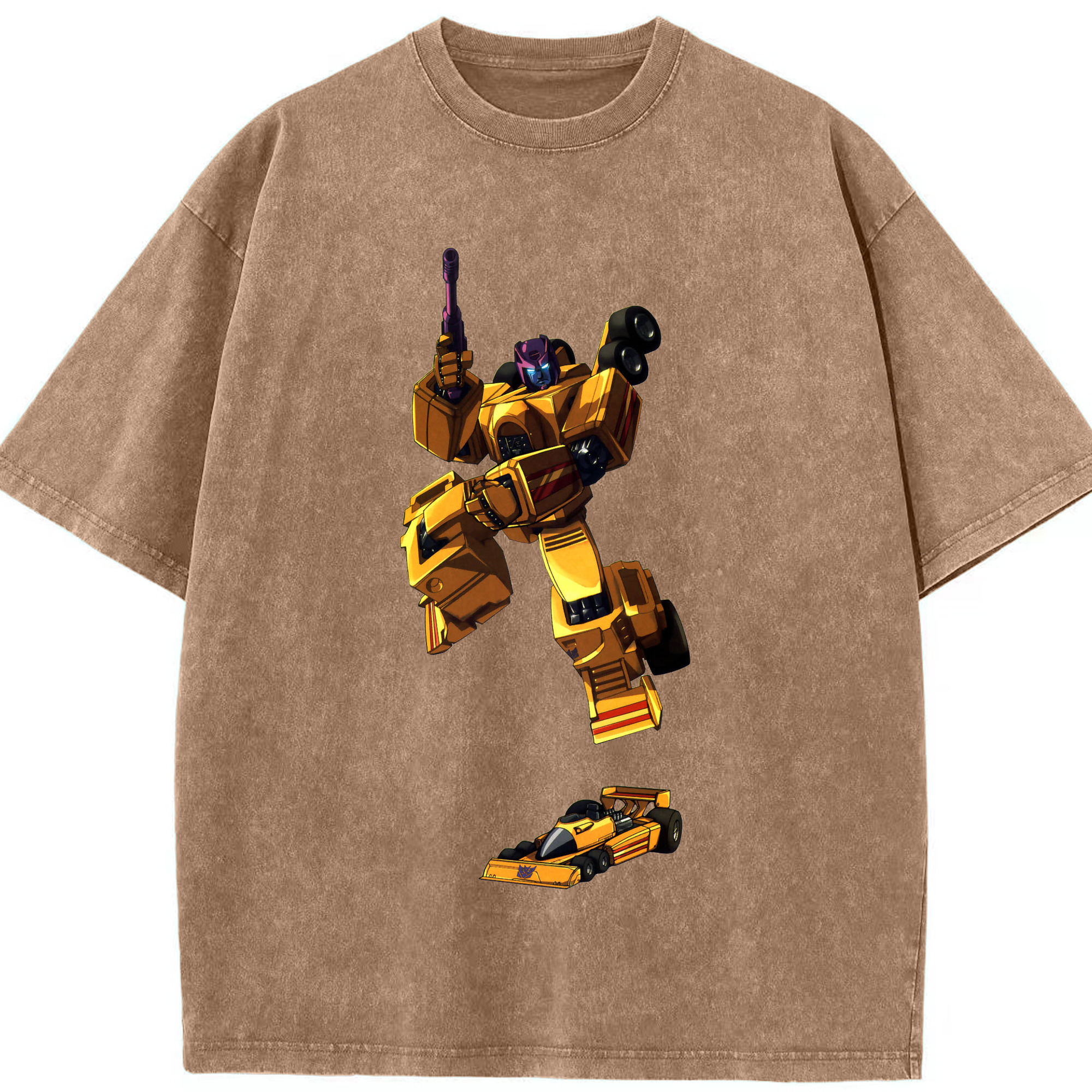 （画像用）  綿100% ヴィンテージ風 半袖Tシャツ（フロントプリント）
