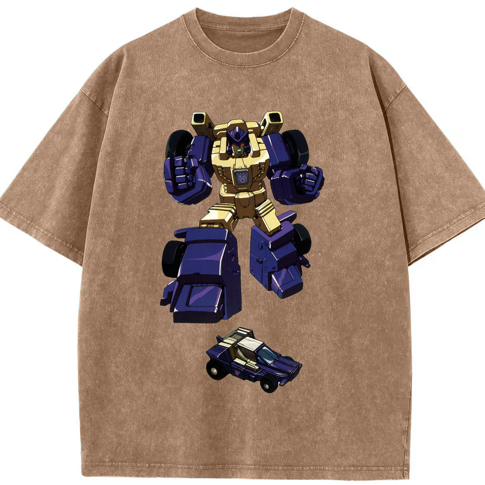 （画像用）  綿100% ヴィンテージ風 半袖Tシャツ（フロントプリント）
