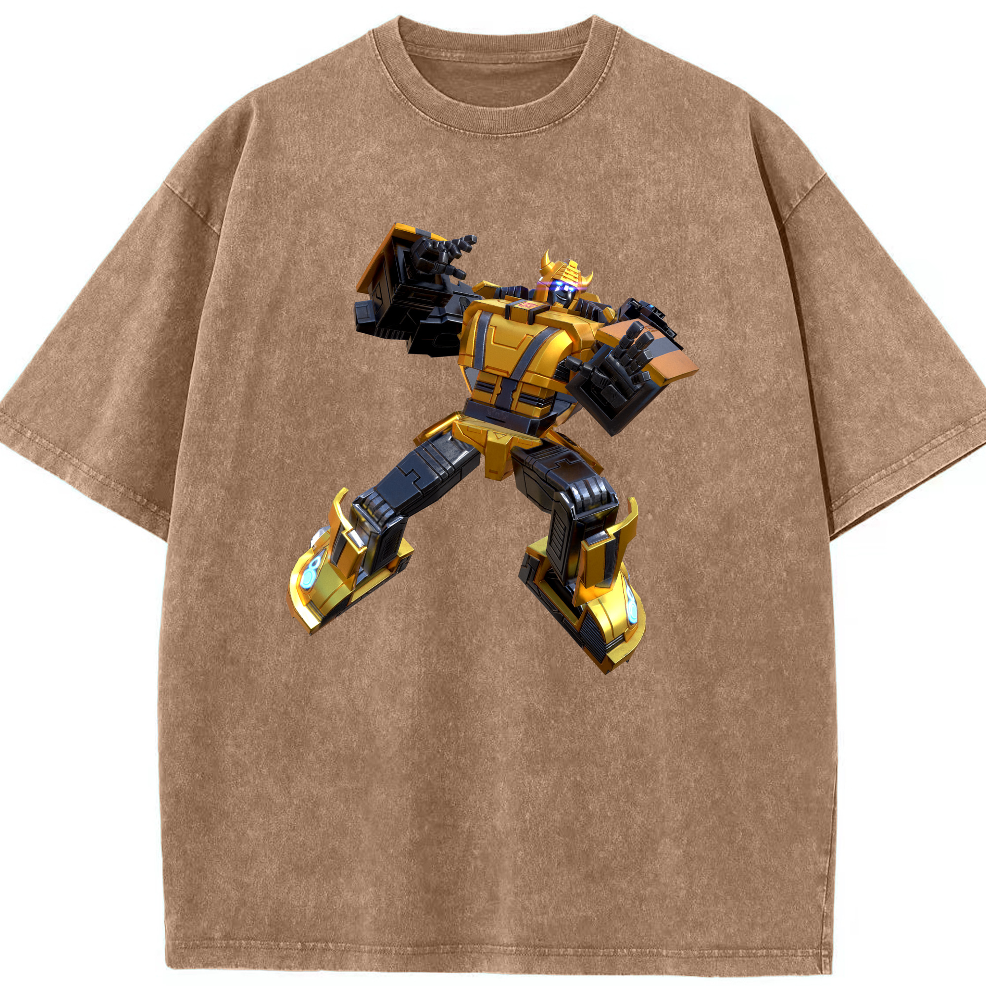（画像用）  綿100% ヴィンテージ風 半袖Tシャツ（フロントプリント）