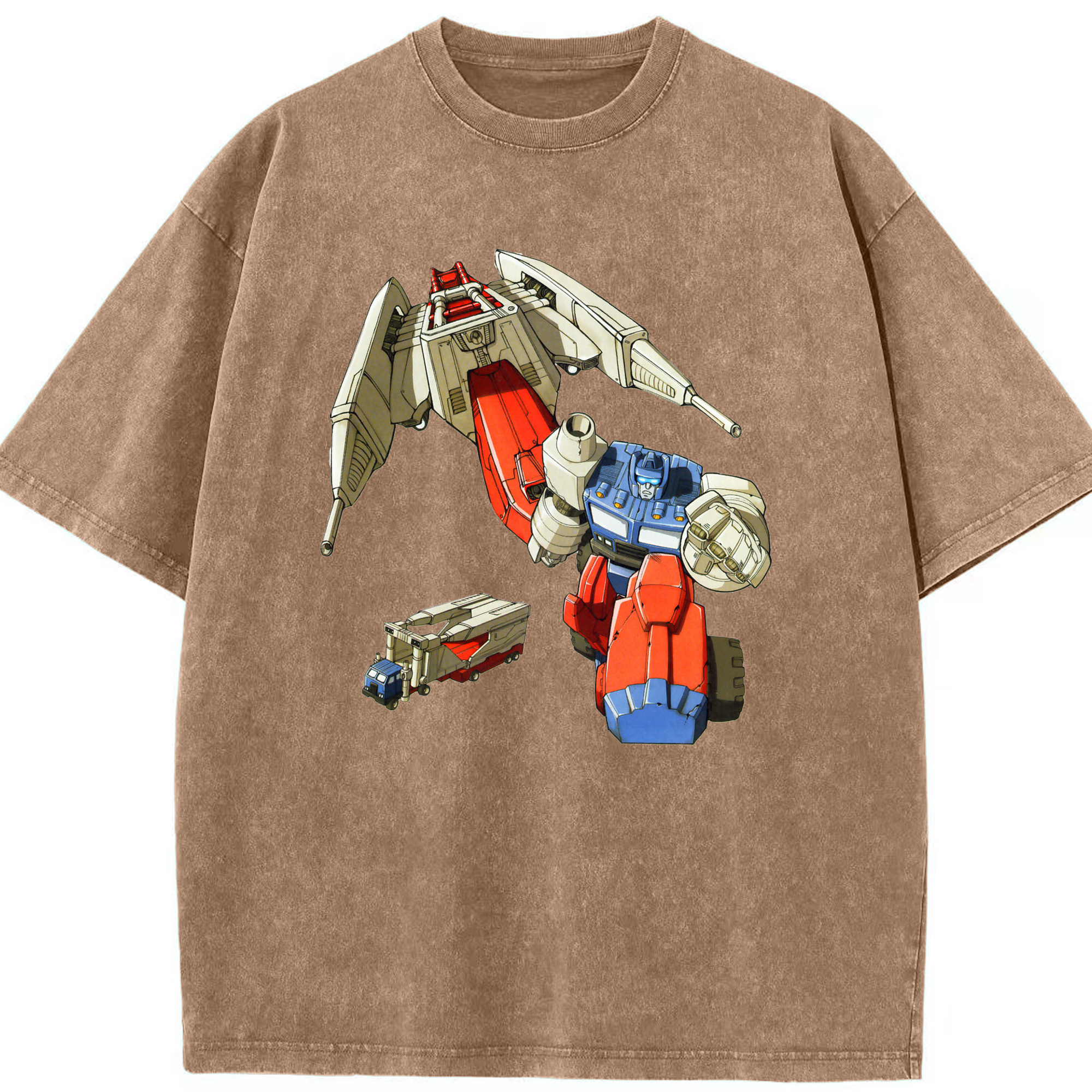 （画像用）  綿100% ヴィンテージ風 半袖Tシャツ（フロントプリント）