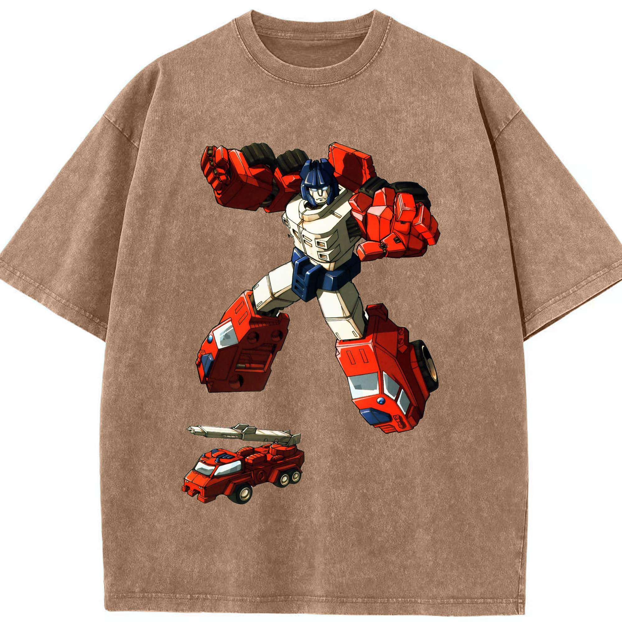 （画像用）  綿100% ヴィンテージ風 半袖Tシャツ（フロントプリント）
