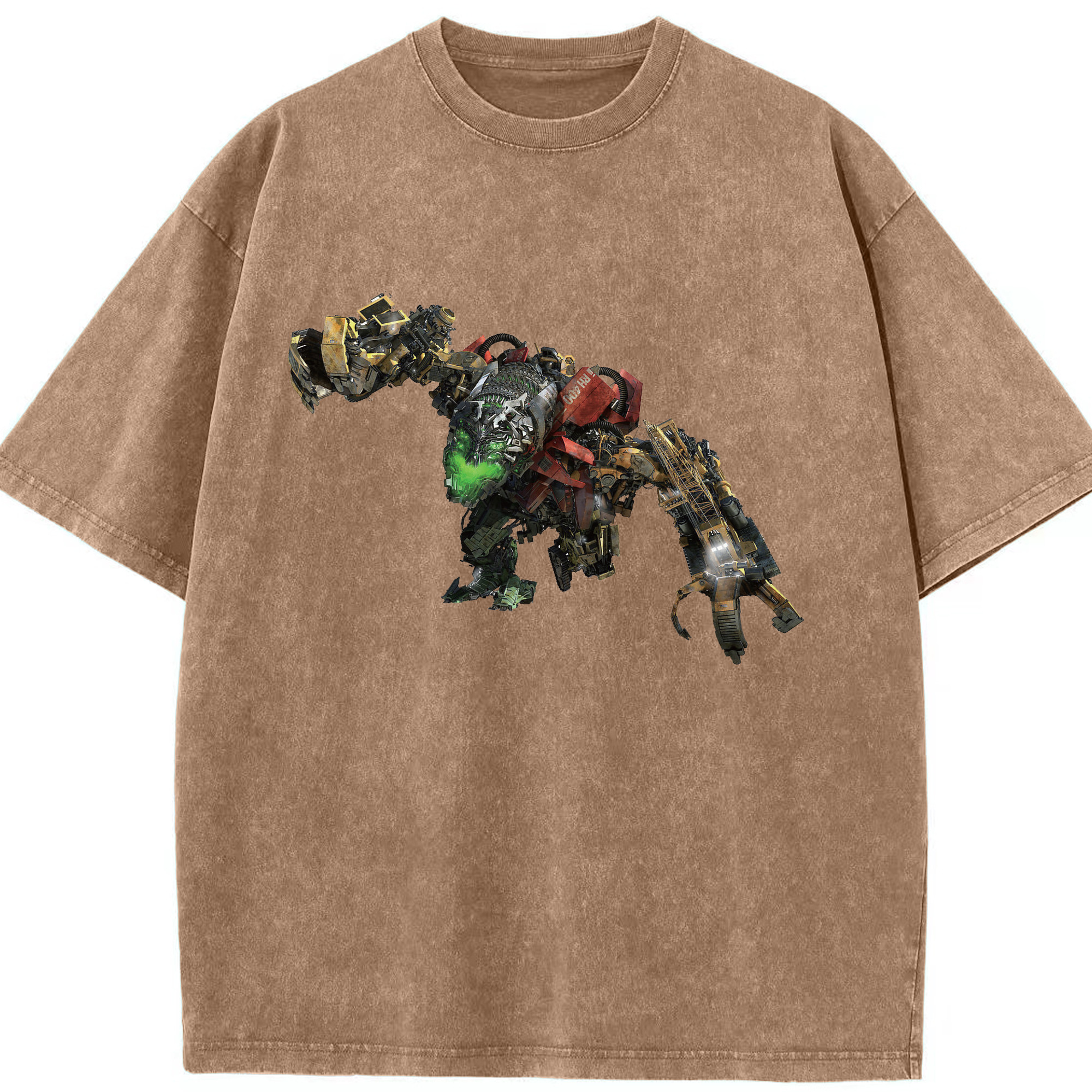 （画像用）  綿100% ヴィンテージ風 半袖Tシャツ（フロントプリント）
