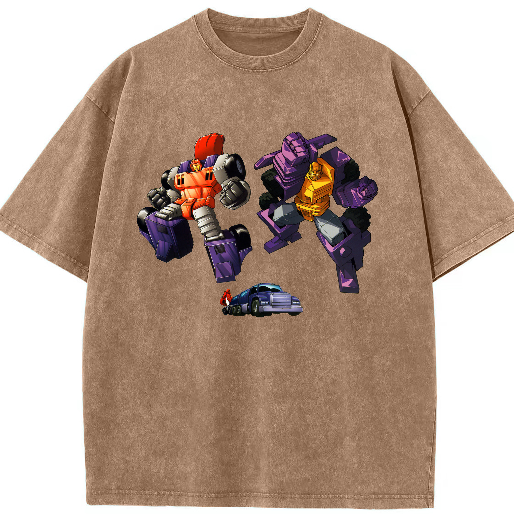 （画像用）  綿100% ヴィンテージ風 半袖Tシャツ（フロントプリント）
