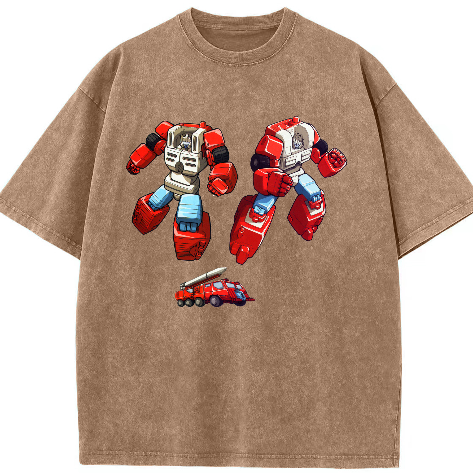 （画像用）  綿100% ヴィンテージ風 半袖Tシャツ（フロントプリント）