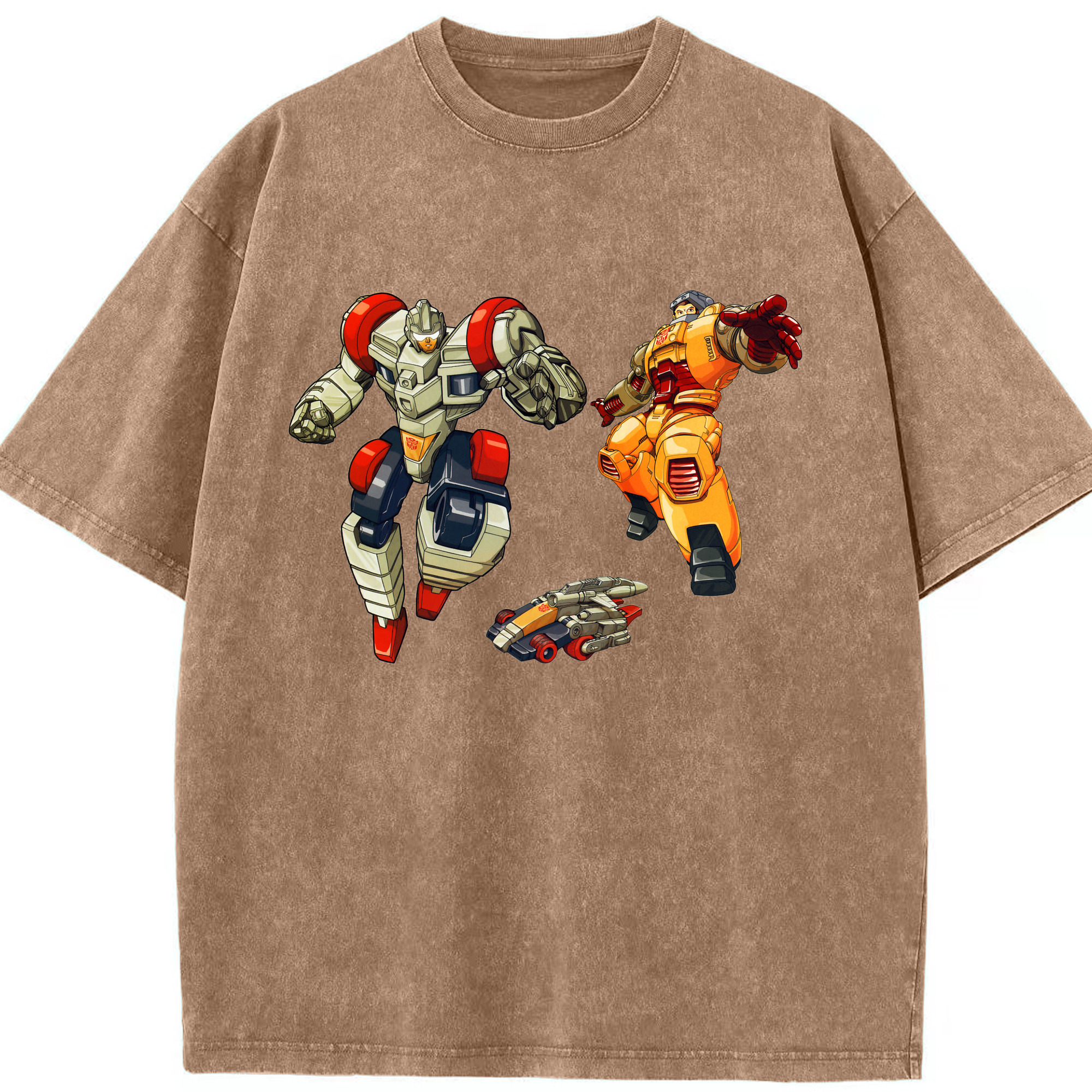 （画像用）  綿100% ヴィンテージ風 半袖Tシャツ（フロントプリント）