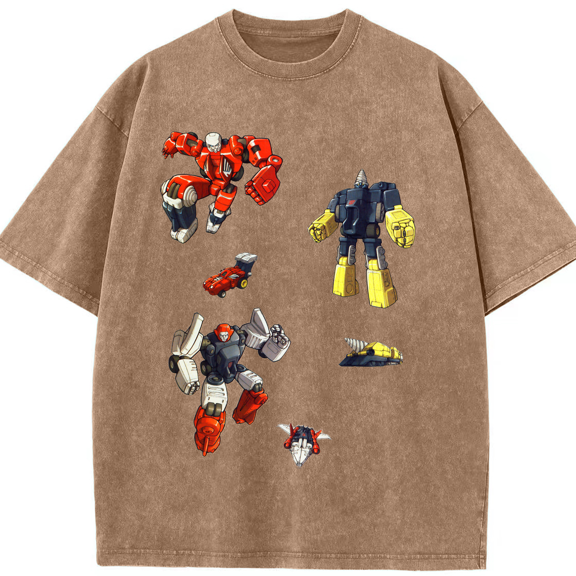 （画像用）  綿100% ヴィンテージ風 半袖Tシャツ（フロントプリント）