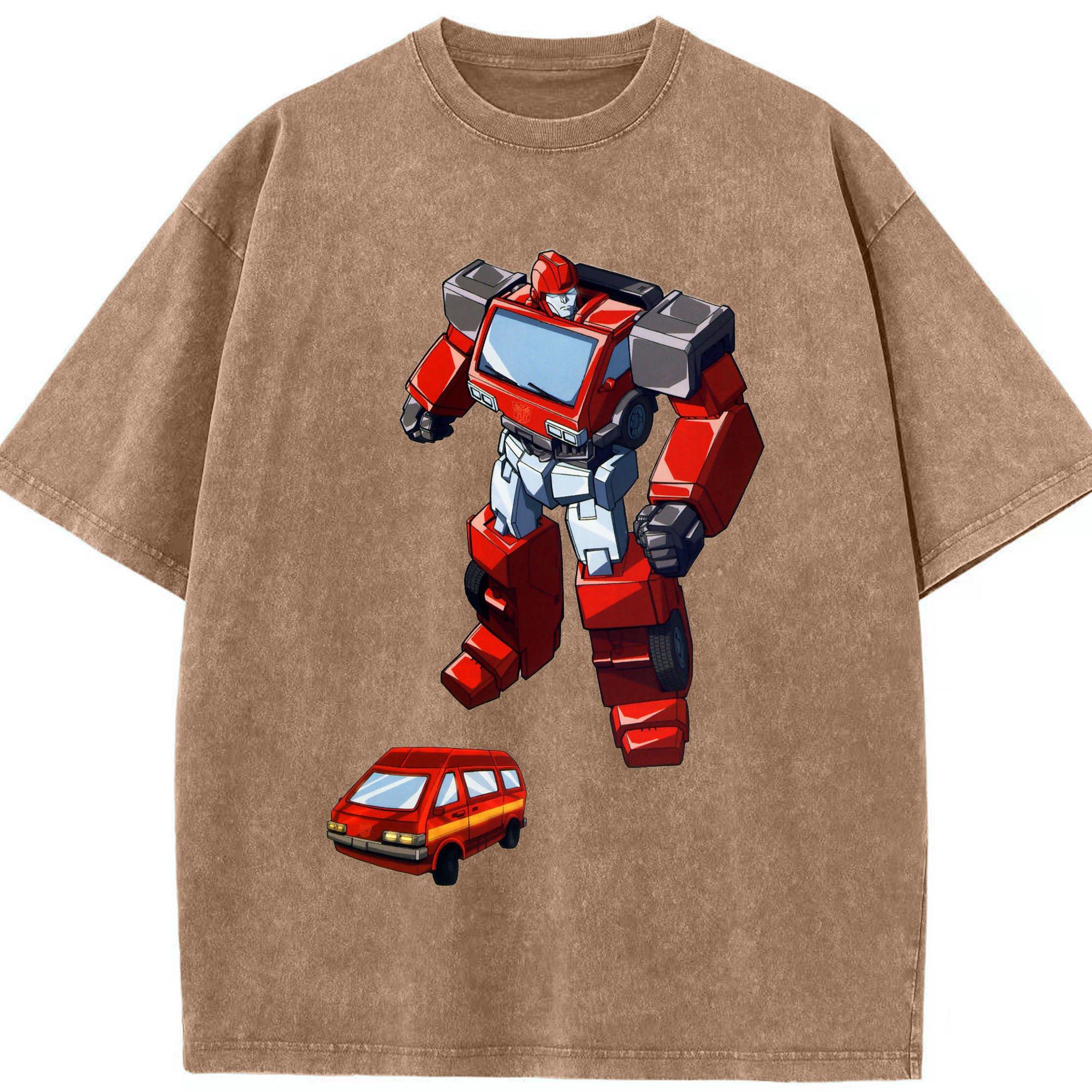 （画像用）  綿100% ヴィンテージ風 半袖Tシャツ（フロントプリント）