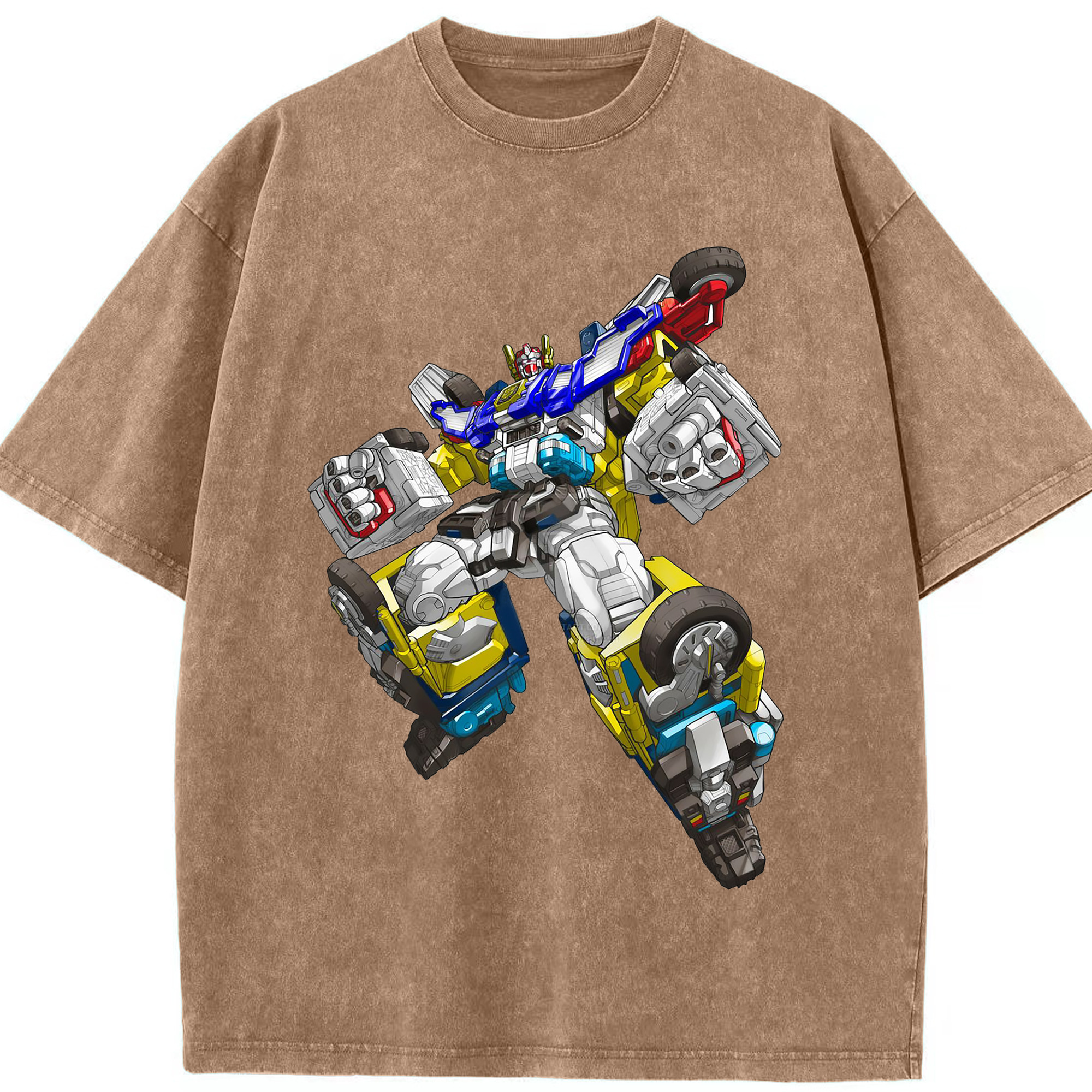 （画像用）  綿100% ヴィンテージ風 半袖Tシャツ（フロントプリント）