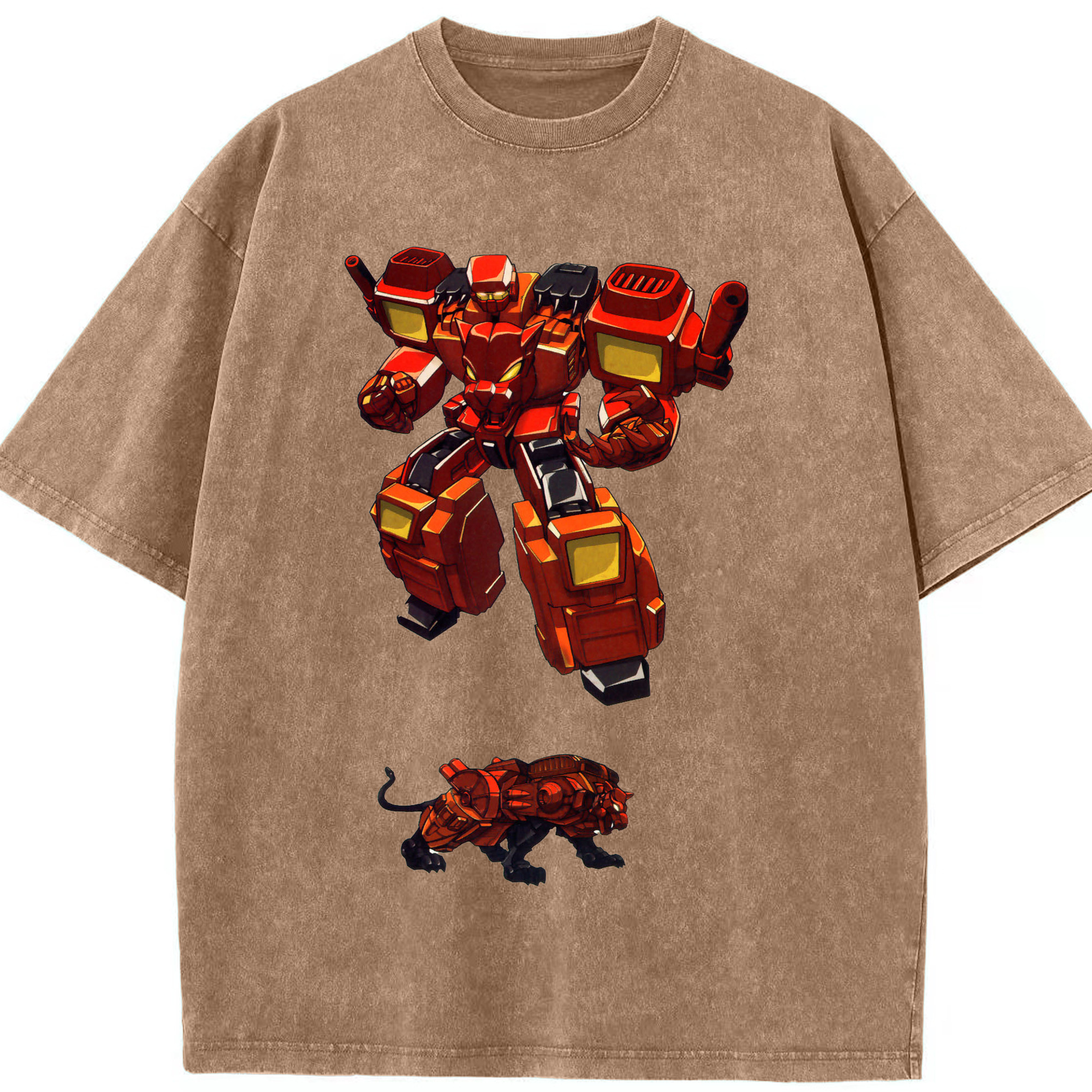 （画像用）  綿100% ヴィンテージ風 半袖Tシャツ（フロントプリント）