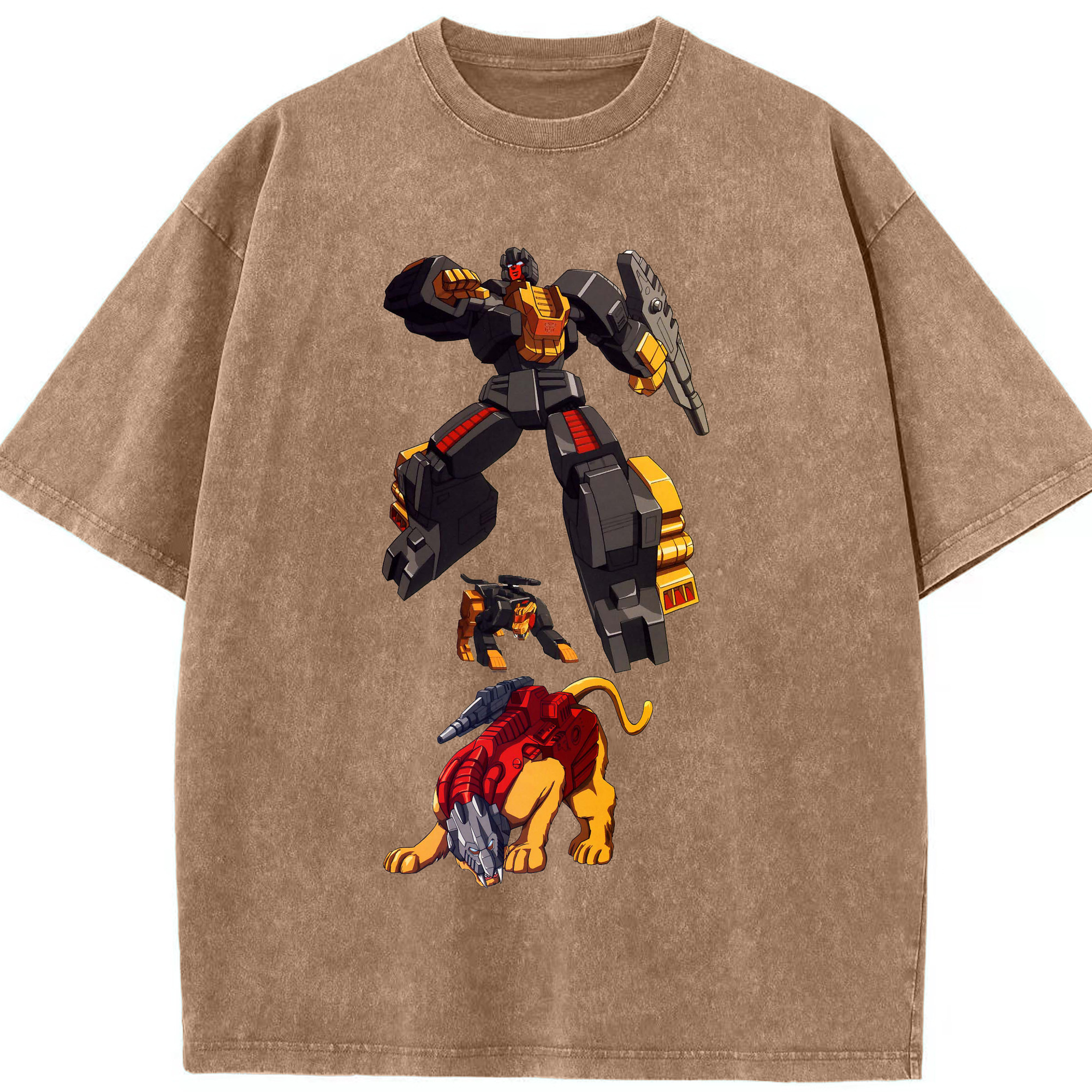 （画像用）  綿100% ヴィンテージ風 半袖Tシャツ（フロントプリント）