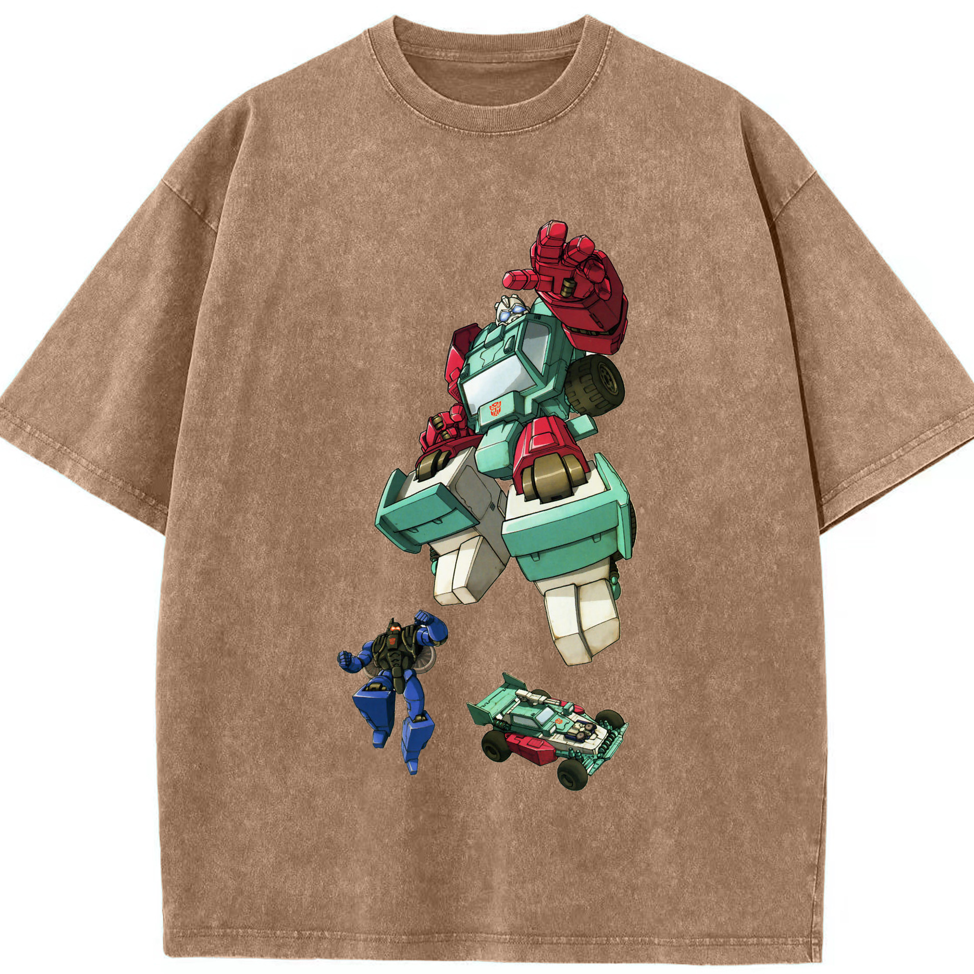 （画像用）  綿100% ヴィンテージ風 半袖Tシャツ（フロントプリント）