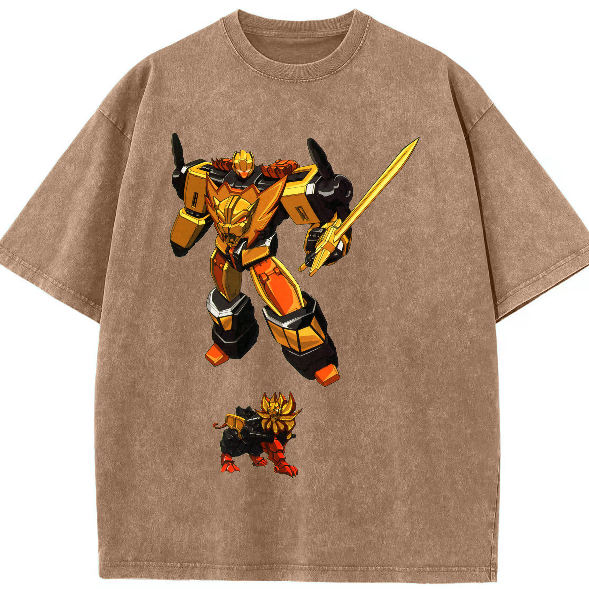 （画像用）  綿100% ヴィンテージ風 半袖Tシャツ（フロントプリント）
