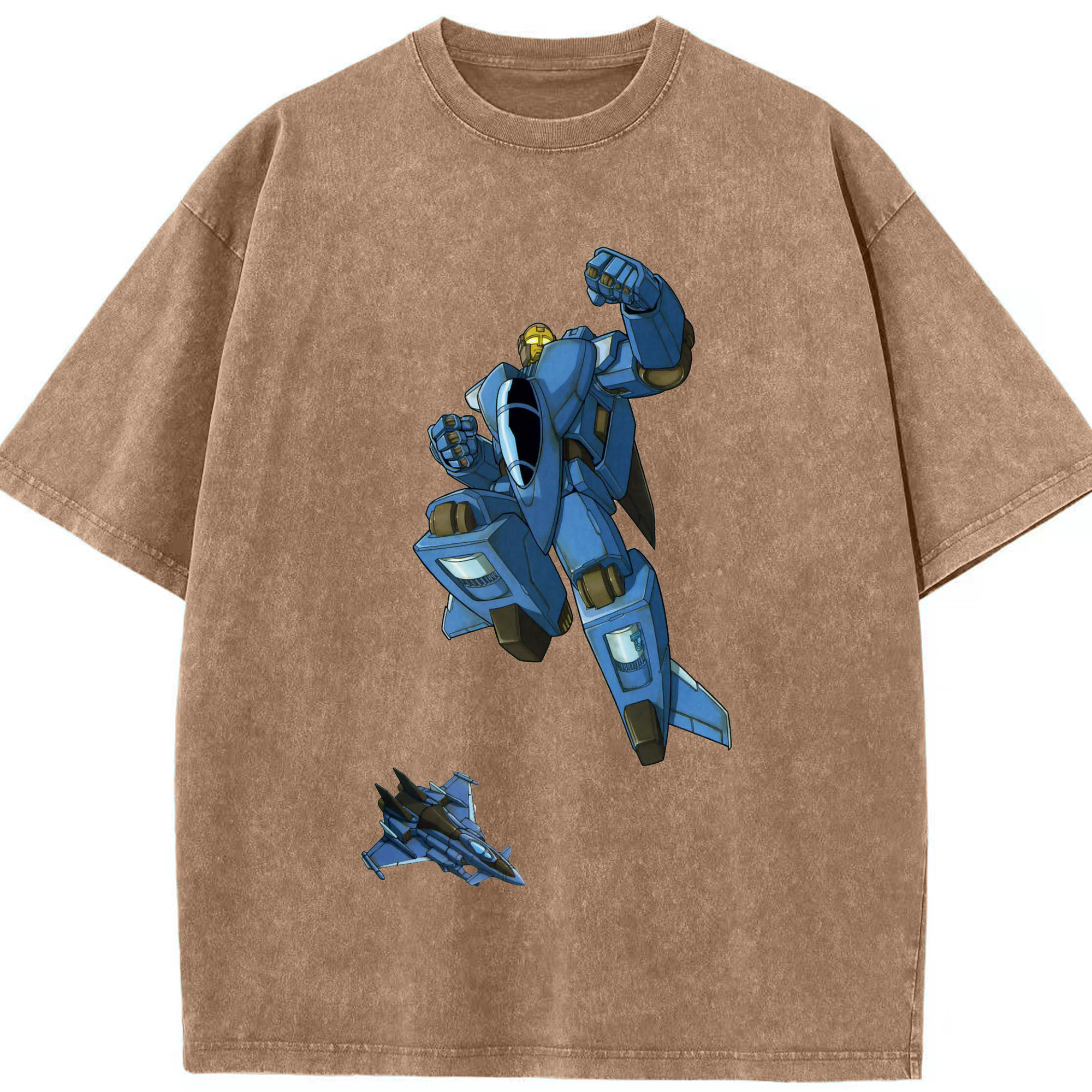 （画像用）  綿100% ヴィンテージ風 半袖Tシャツ（フロントプリント）