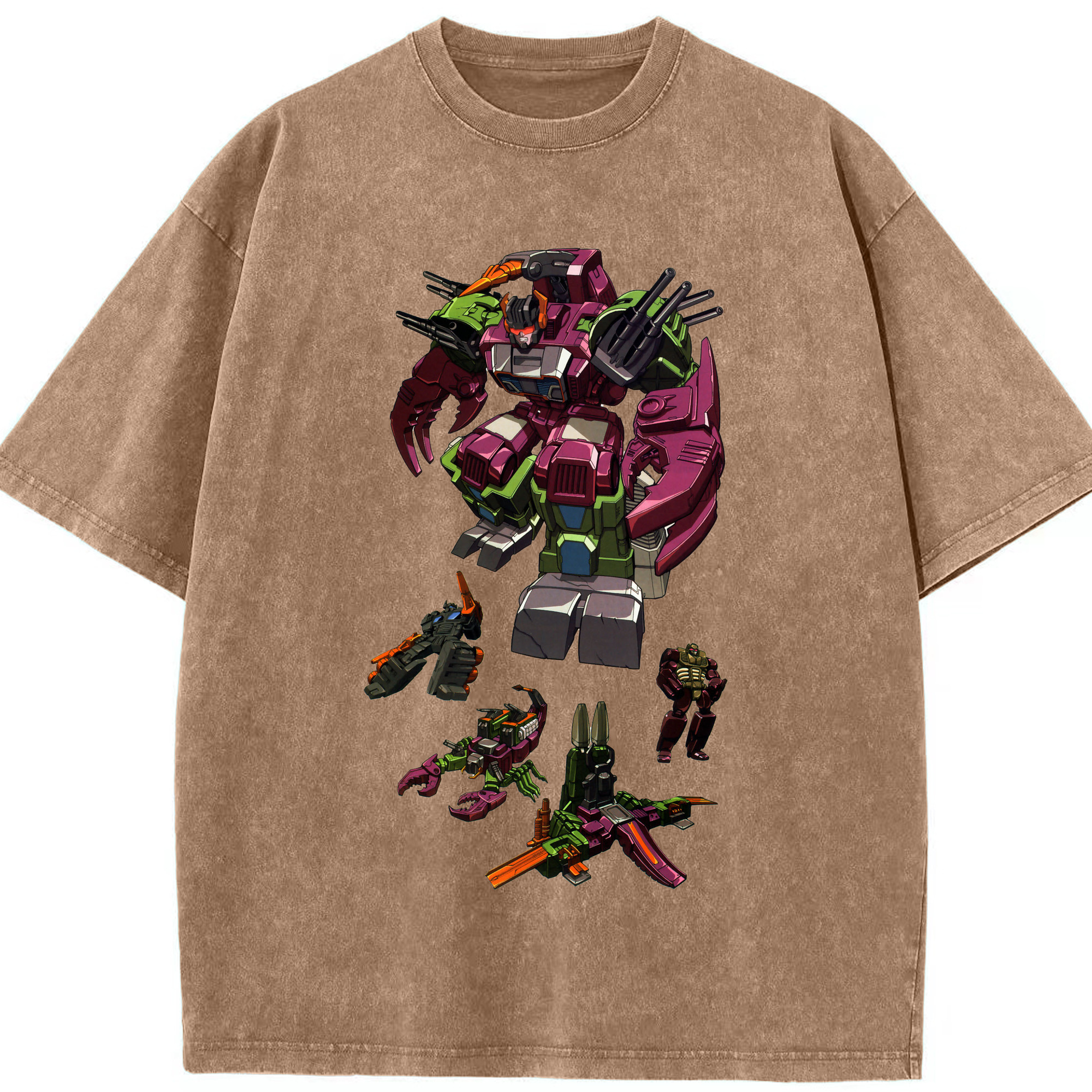 （画像用）  綿100% ヴィンテージ風 半袖Tシャツ（フロントプリント）