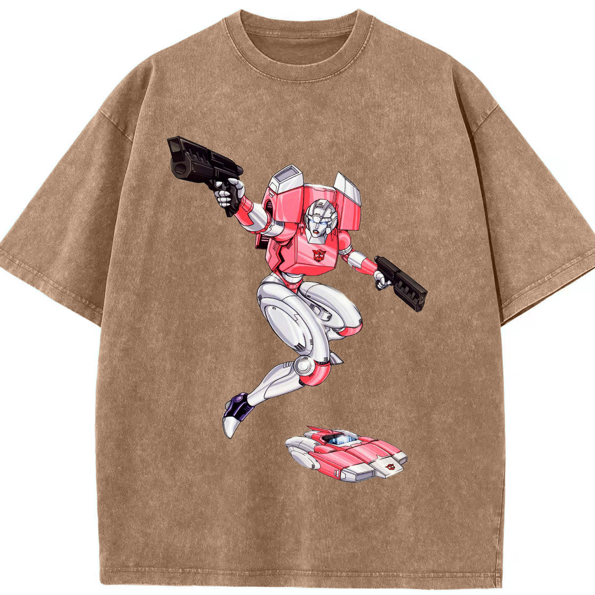 （画像用）  綿100% ヴィンテージ風 半袖Tシャツ（フロントプリント）