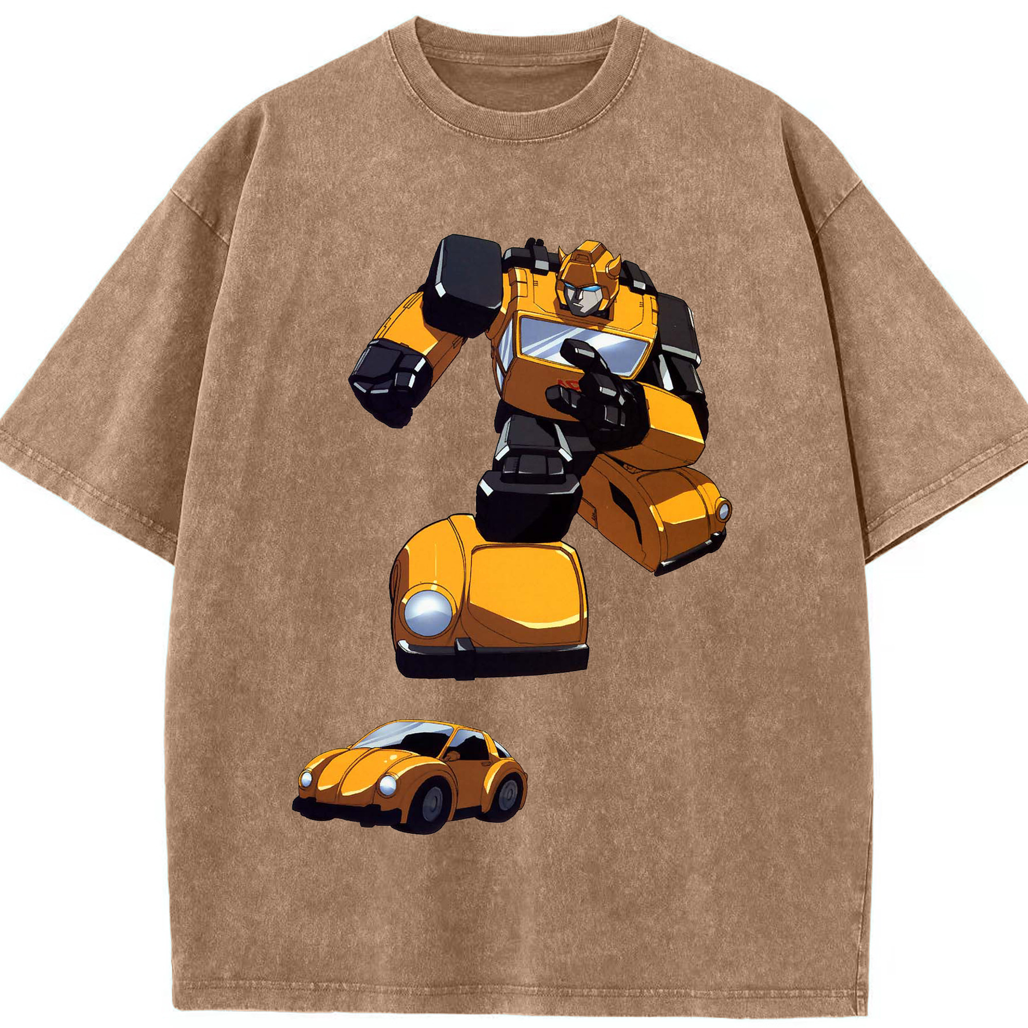 （画像用）  綿100% ヴィンテージ風 半袖Tシャツ（フロントプリント）