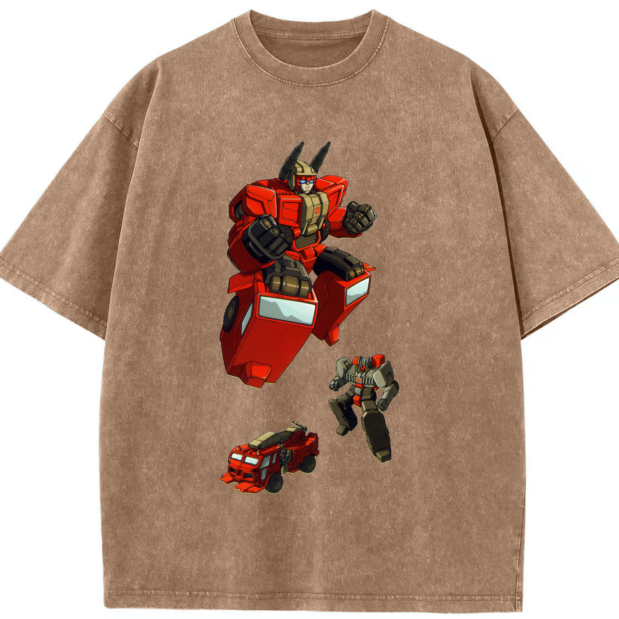 （画像用）  綿100% ヴィンテージ風 半袖Tシャツ（フロントプリント）