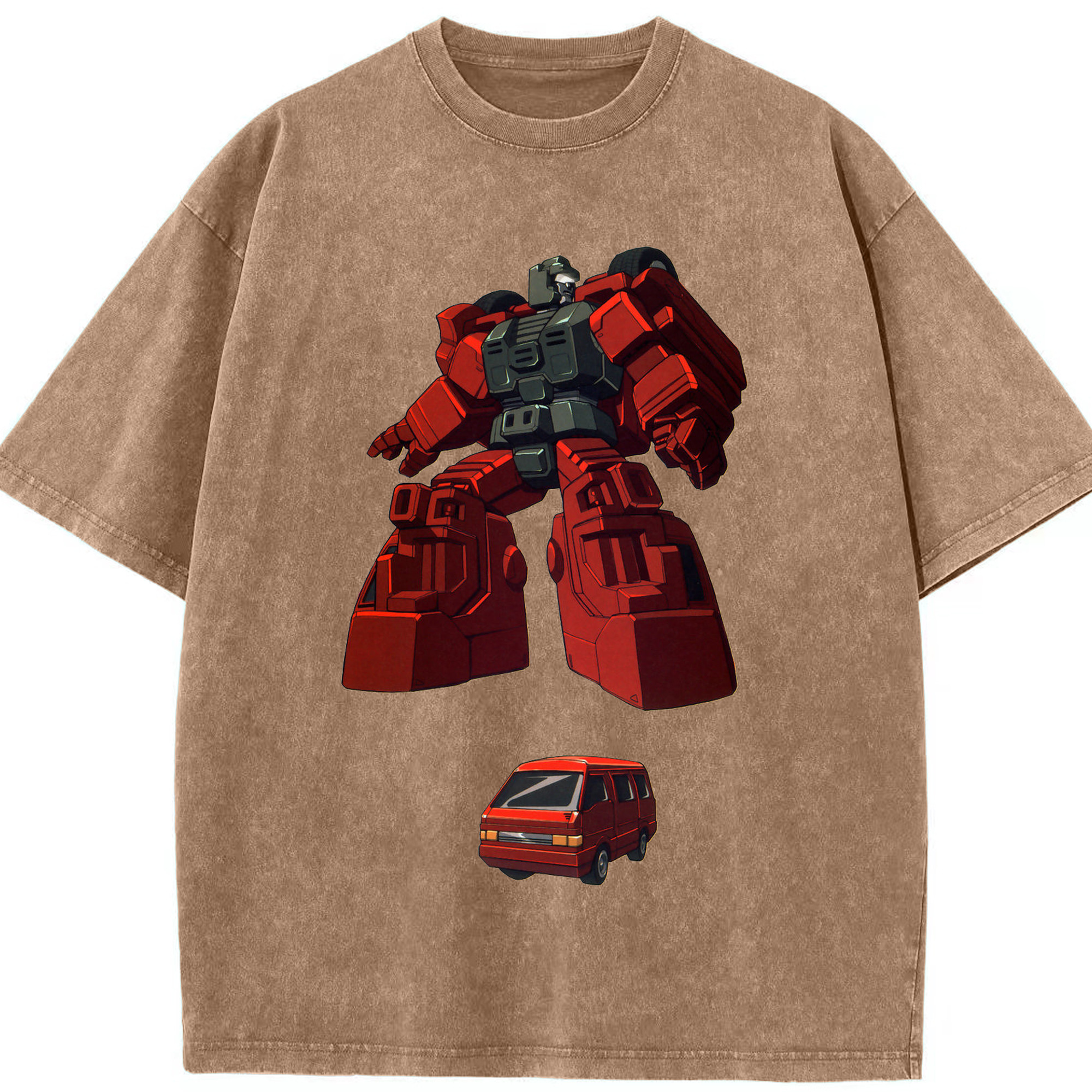 （画像用）  綿100% ヴィンテージ風 半袖Tシャツ（フロントプリント）