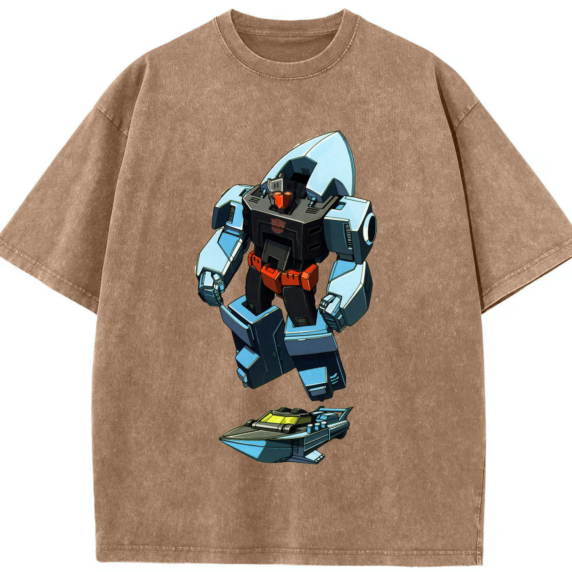 （画像用）  綿100% ヴィンテージ風 半袖Tシャツ（フロントプリント）