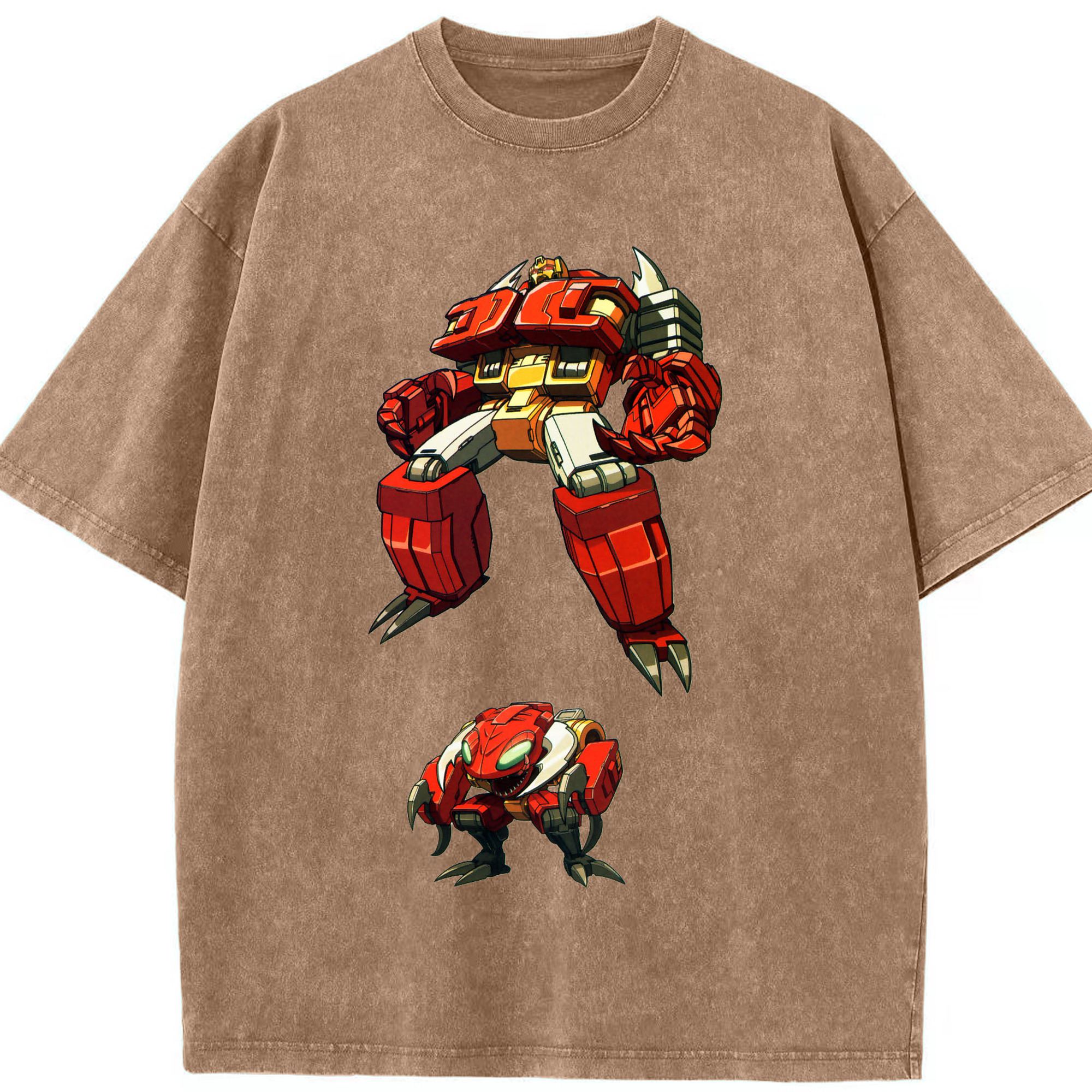 （画像用）  綿100% ヴィンテージ風 半袖Tシャツ（フロントプリント）