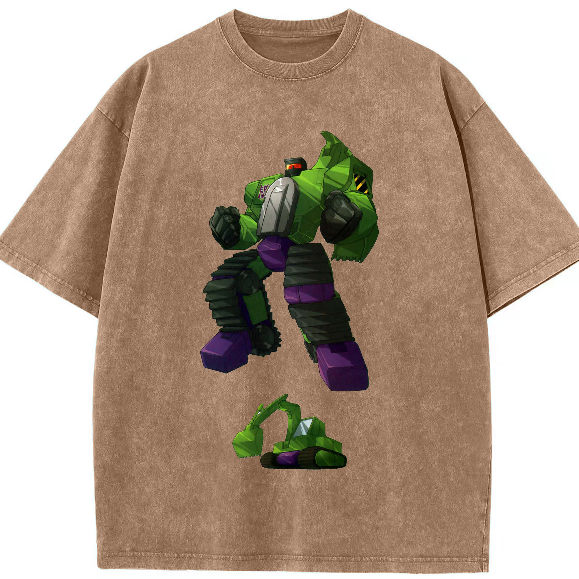 （画像用）  綿100% ヴィンテージ風 半袖Tシャツ（フロントプリント）