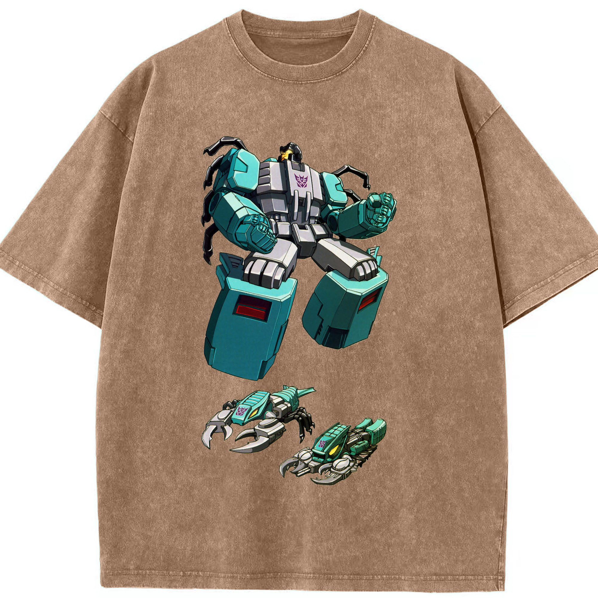 （画像用）  綿100% ヴィンテージ風 半袖Tシャツ（フロントプリント）