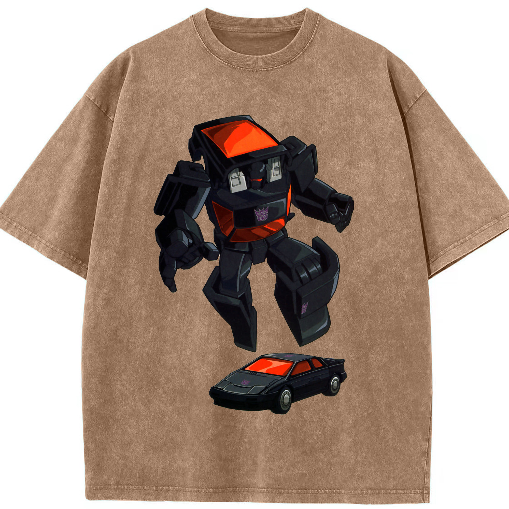 （画像用）  綿100% ヴィンテージ風 半袖Tシャツ（フロントプリント）