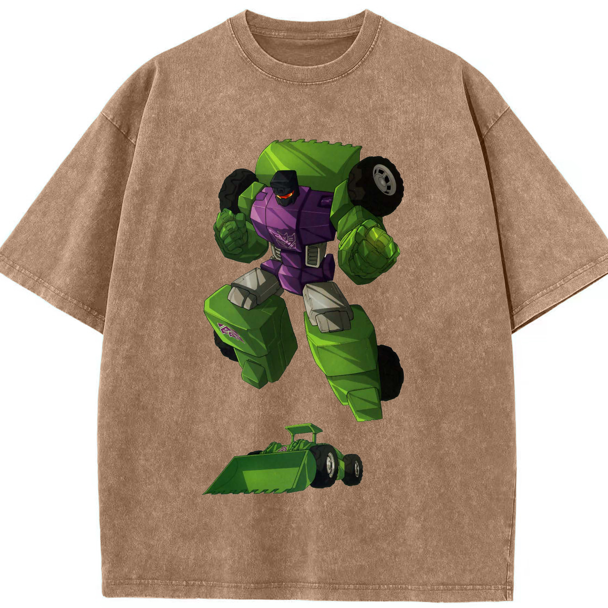 （画像用）  綿100% ヴィンテージ風 半袖Tシャツ（フロントプリント）