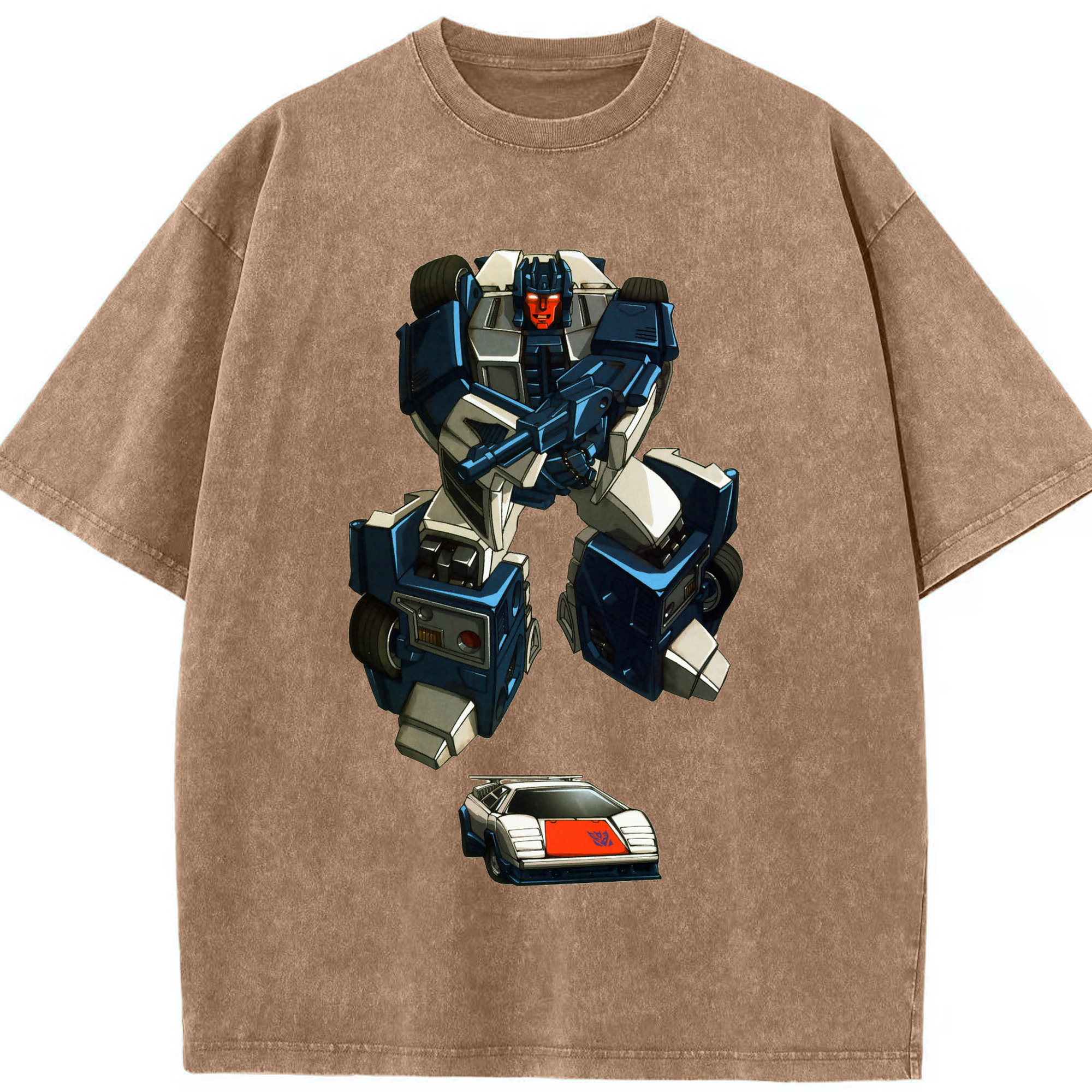 （画像用）  綿100% ヴィンテージ風 半袖Tシャツ（フロントプリント）
