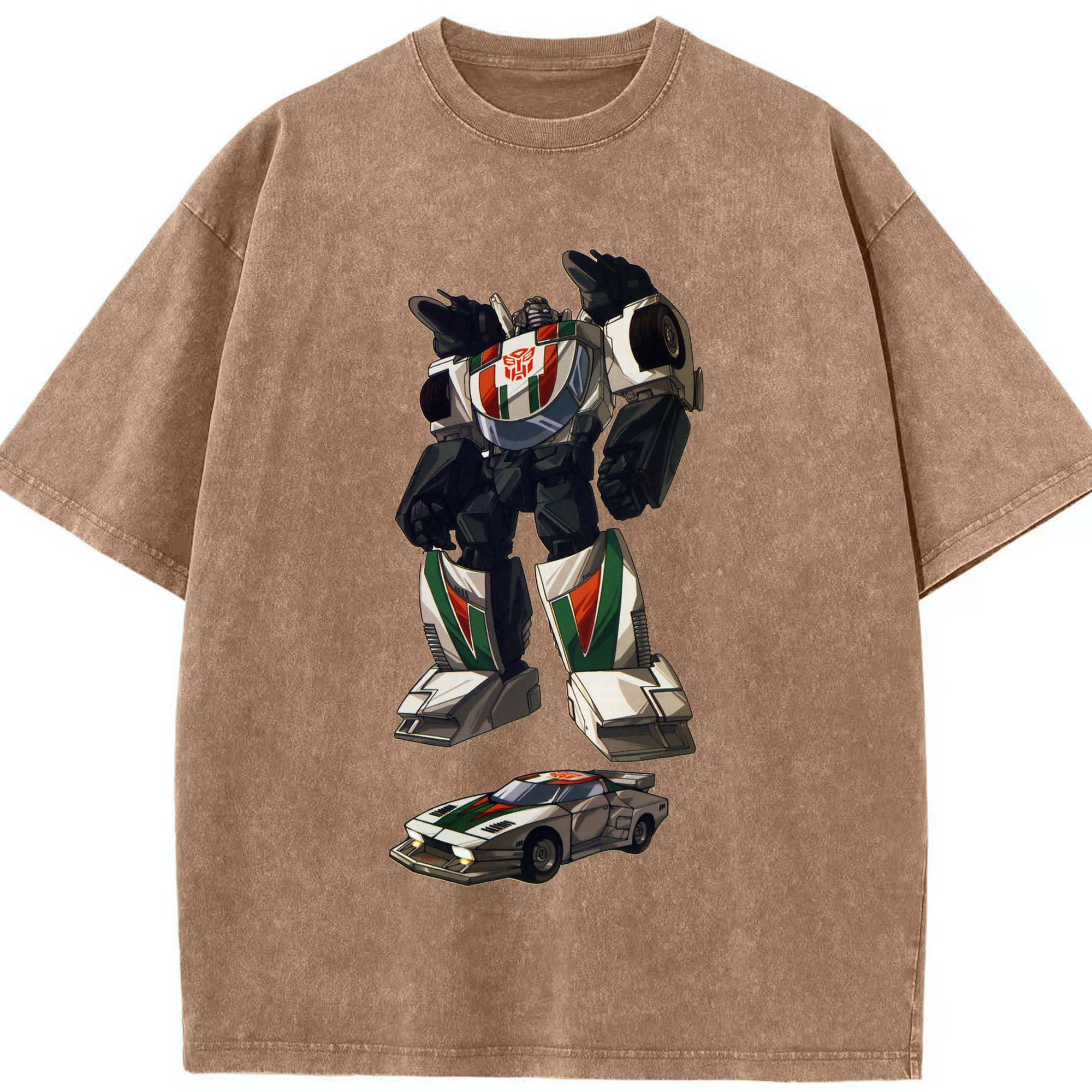 （画像用）  綿100% ヴィンテージ風 半袖Tシャツ（フロントプリント）