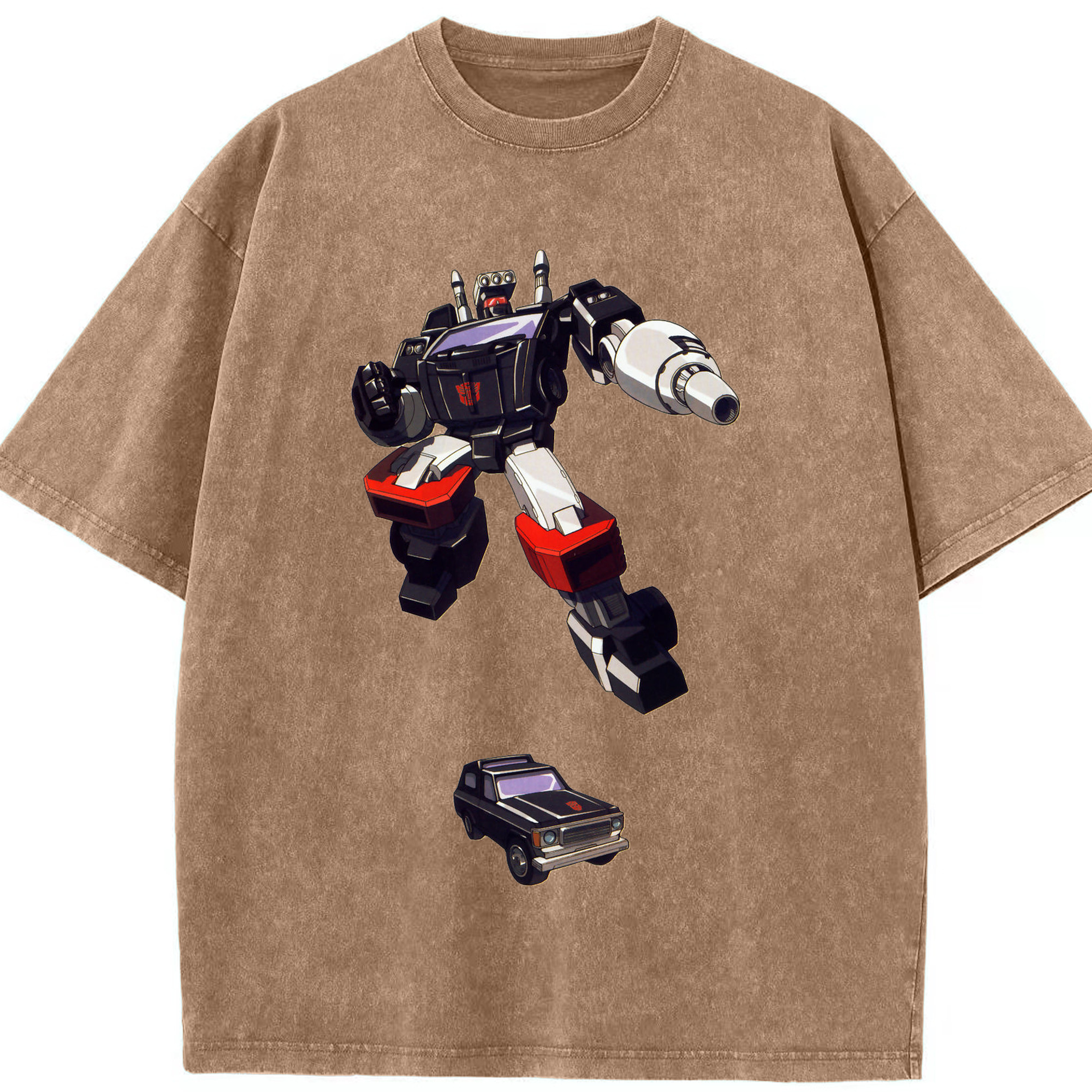 （画像用）  綿100% ヴィンテージ風 半袖Tシャツ（フロントプリント）
