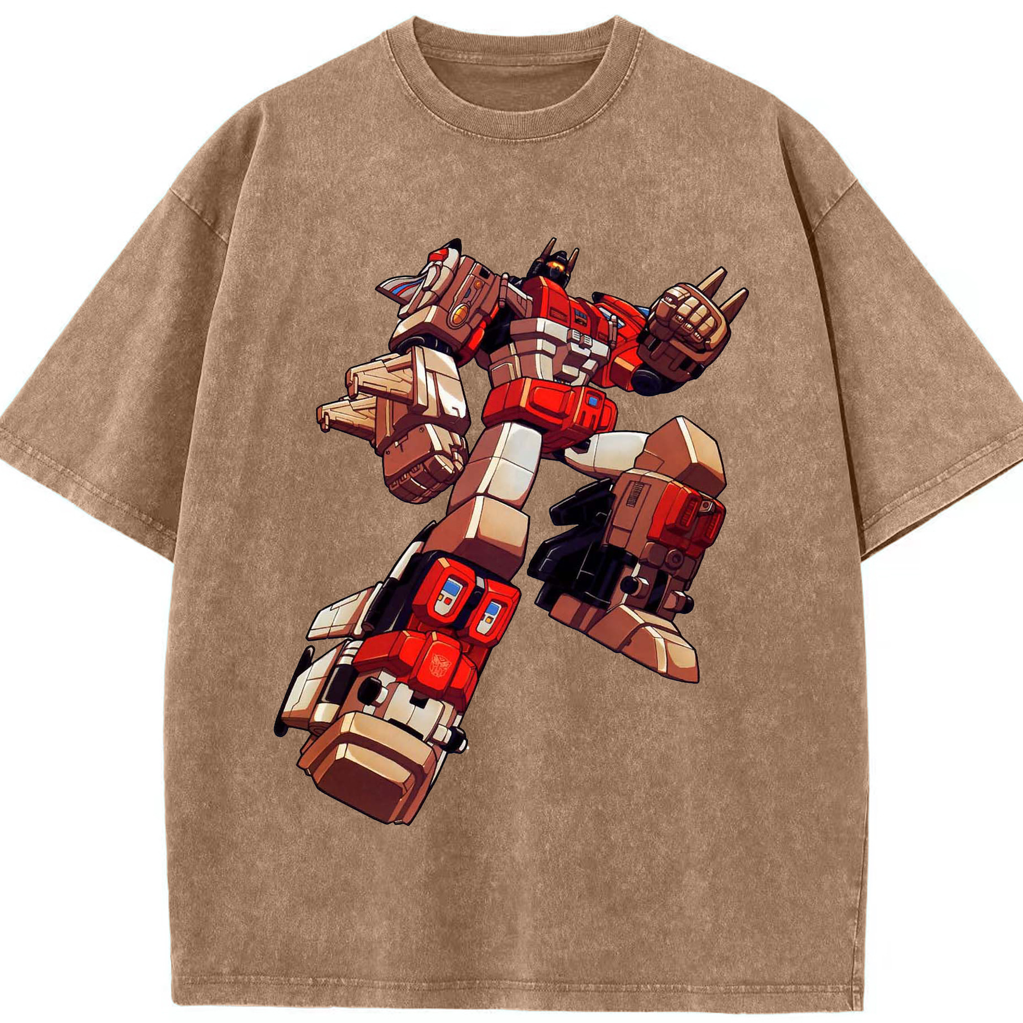 （画像用）  綿100% ヴィンテージ風 半袖Tシャツ（フロントプリント）